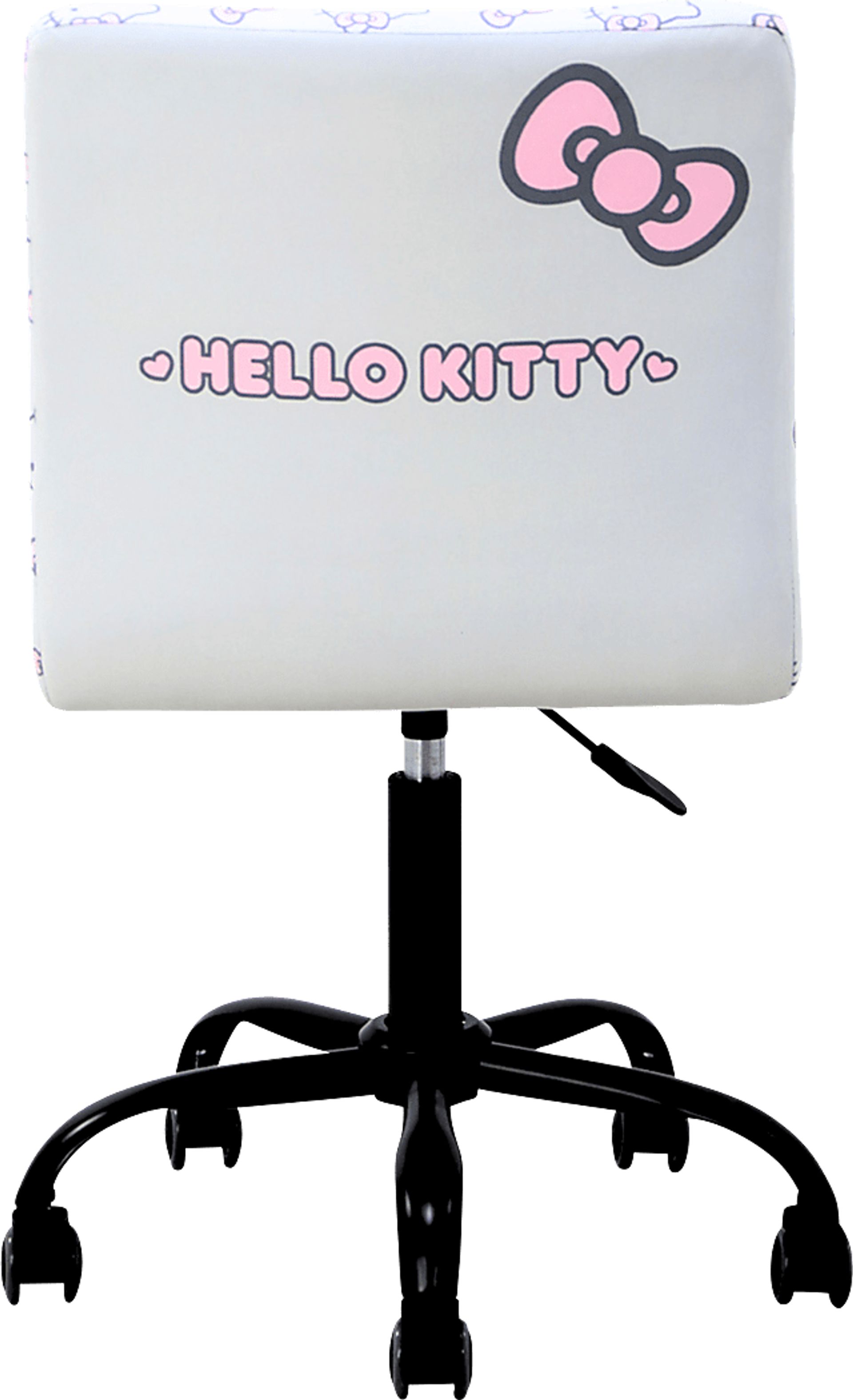 Kids Hello Kitty Cutie Gray Swivel Vanity Chair - Image 2