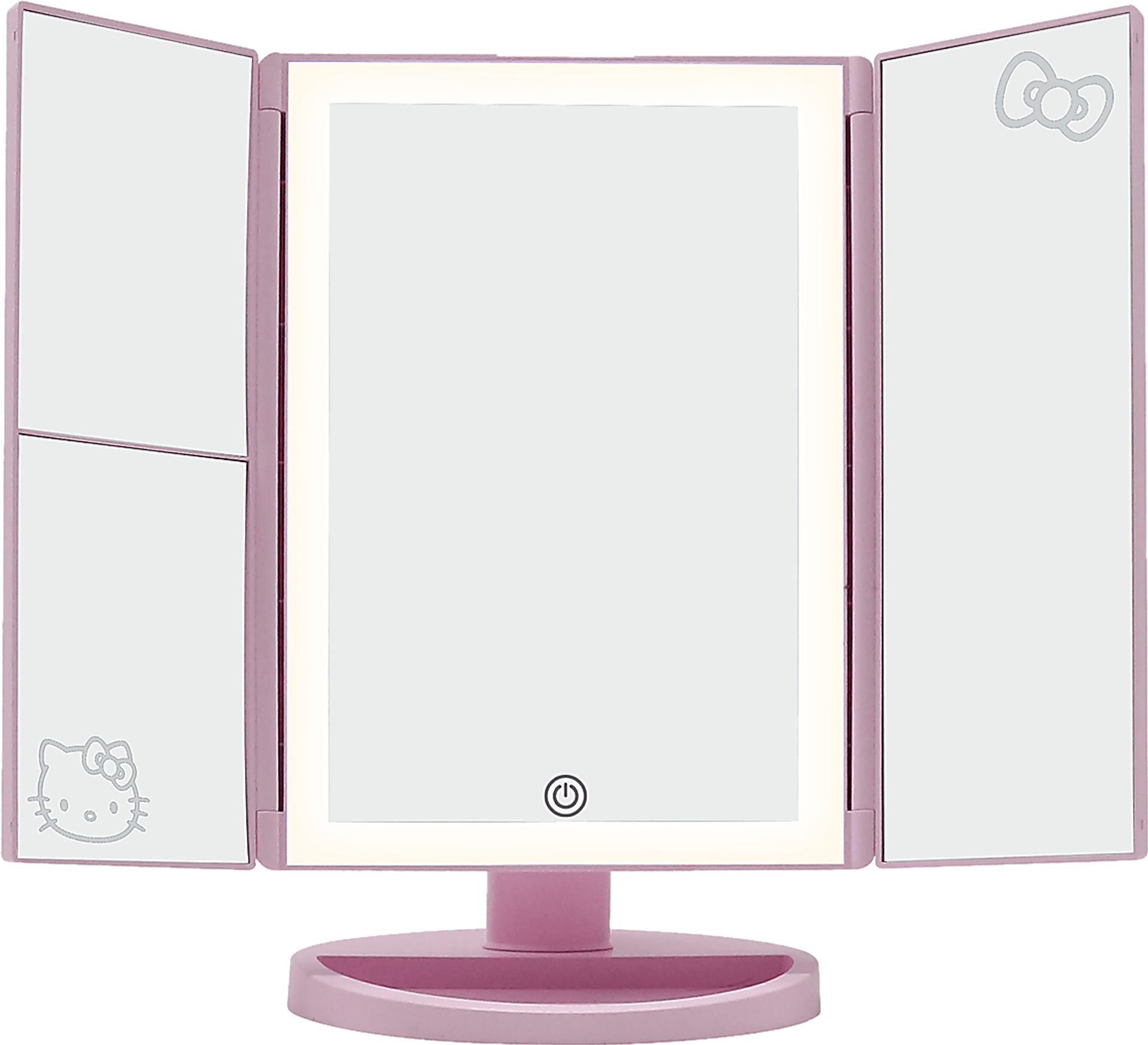Kids Hello Kitty Pink Tri-Fold Vanity Mirror - Image 3