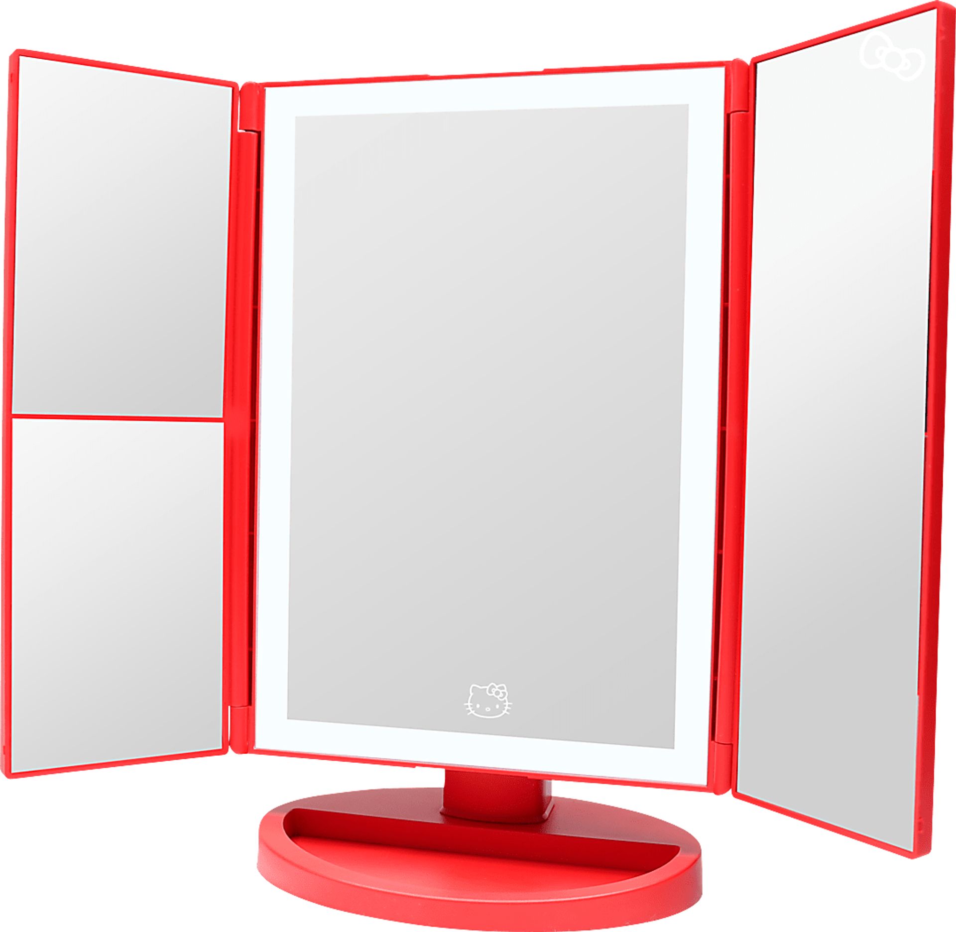 Kids Hello Kitty Red Tri-Fold Vanity Mirror - Image 2