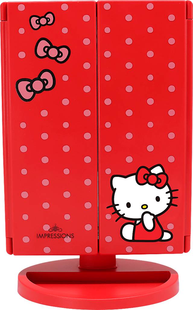 Kids Hello Kitty Red Tri-Fold Vanity Mirror - Thumbnail - Image 1