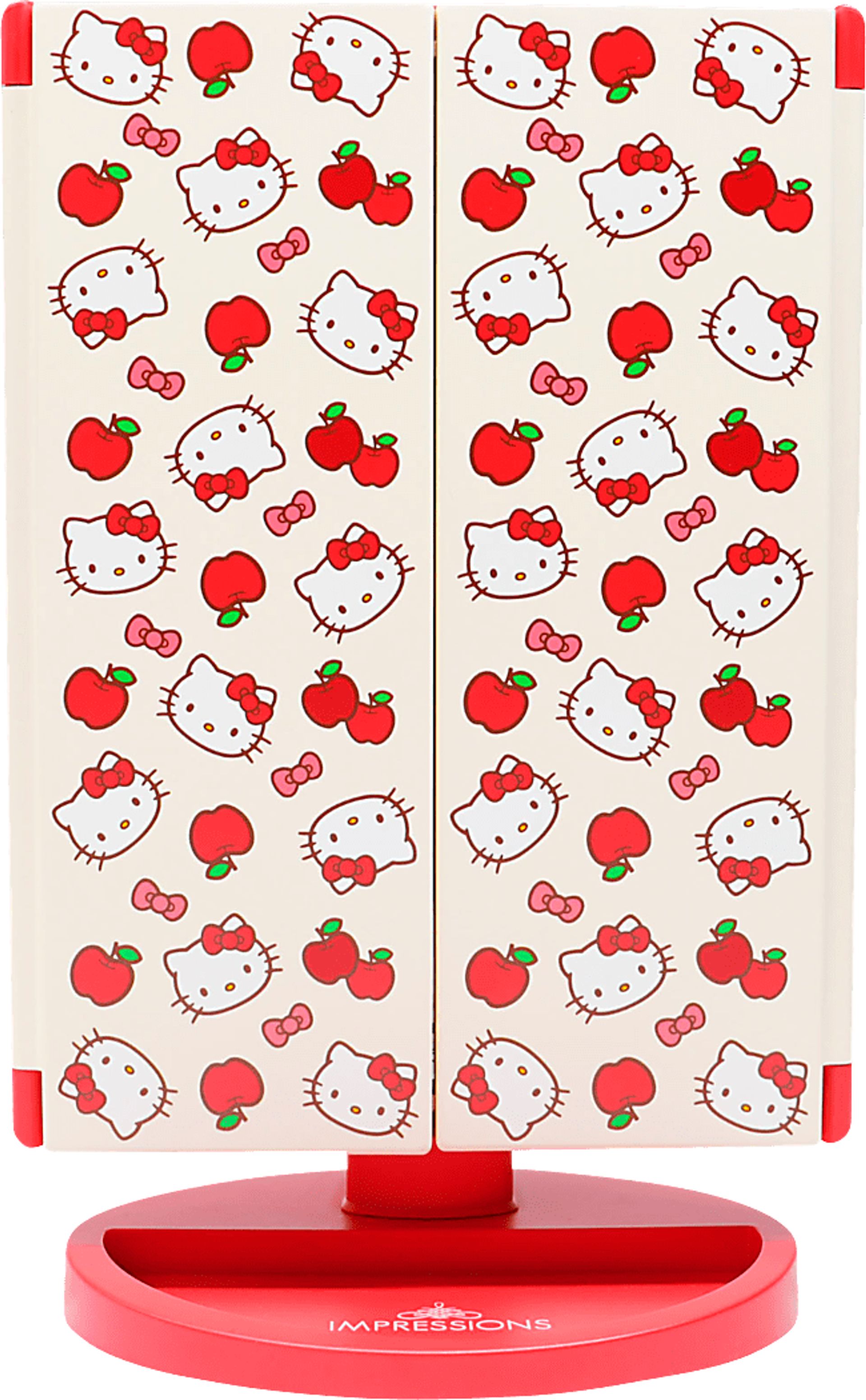 Kids Hello Kitty Red Tri-Fold Vanity Mirror - Image 1