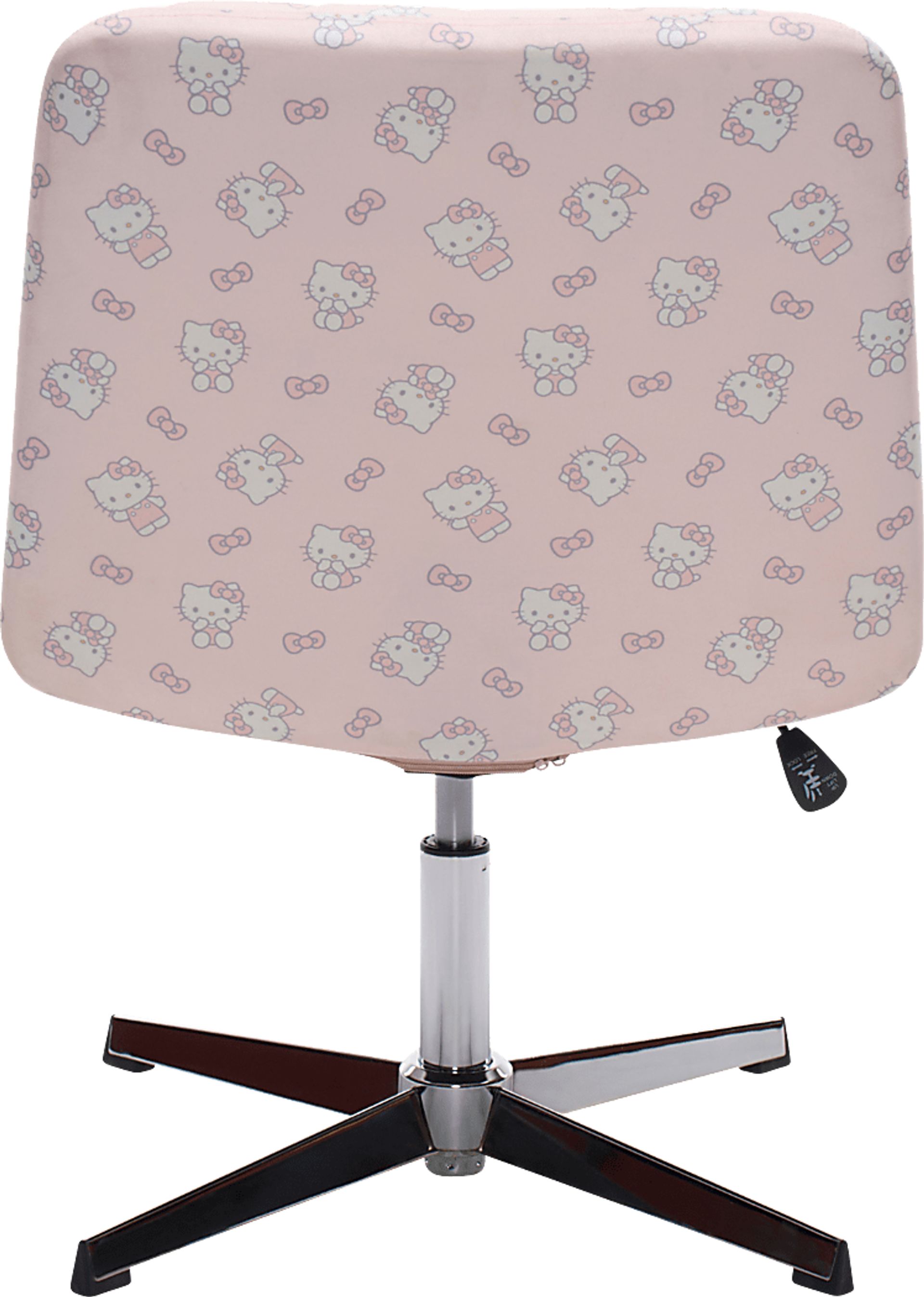 Kids Hello Kitty Sweet Criss Cross Pink Vanity Chair - Image 2