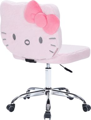 Kids Hello Kitty Teddy Pink Vanity Chair