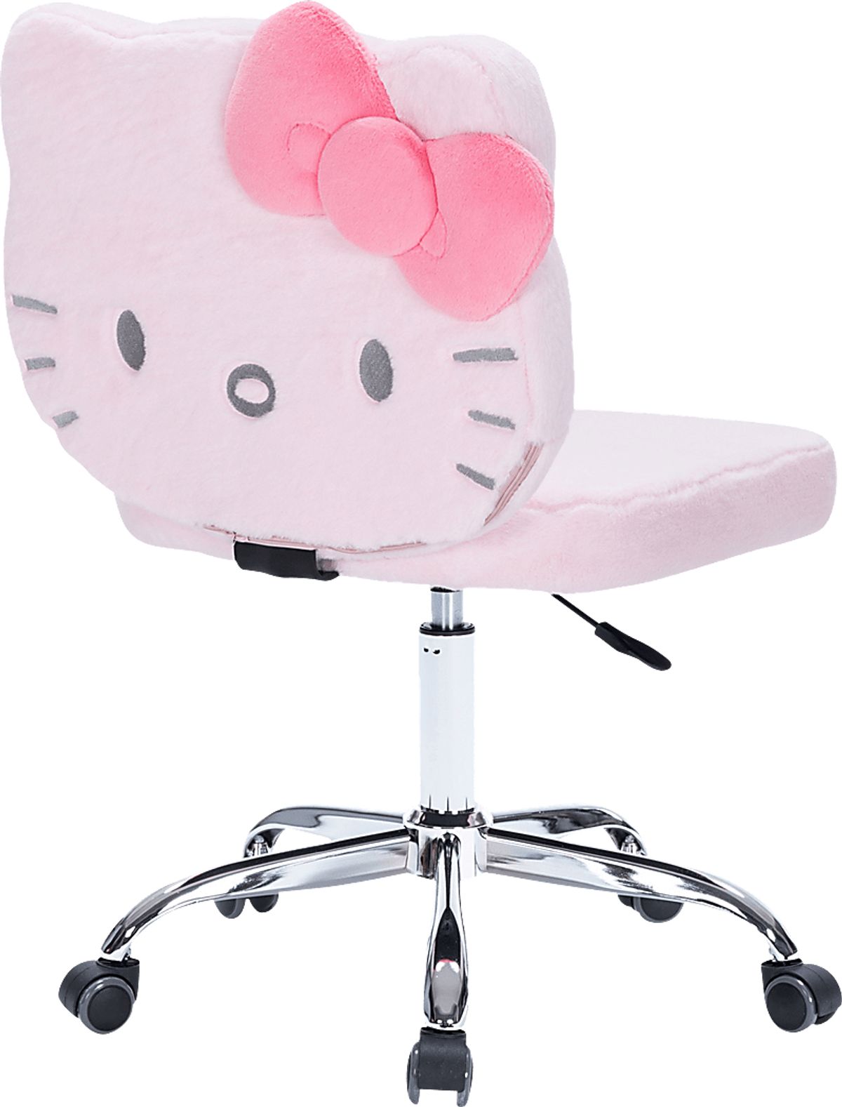 Teddy Pink Polyester,Velvet Desk Chair | Rooms to Go