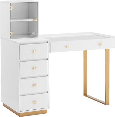 Kids Hello Kitty Vanity I Gold Desk