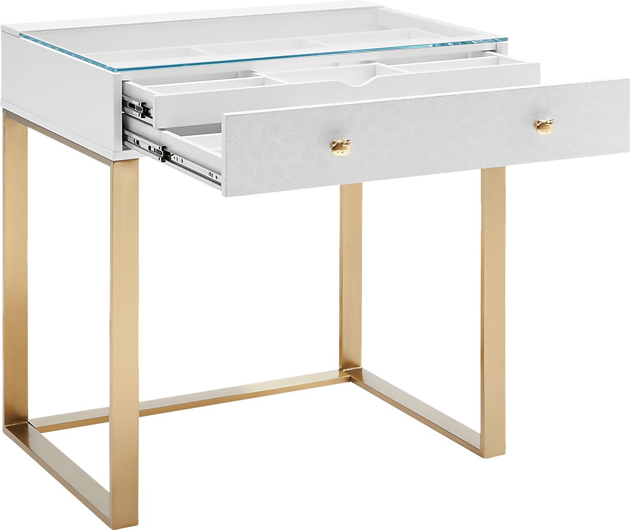 Hello Kitty Gold Vanity II Desk - Thumbnail 2