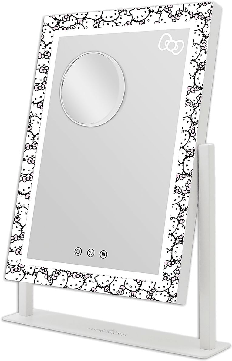 Kids Hello Kitty White LED Vanity Mirror