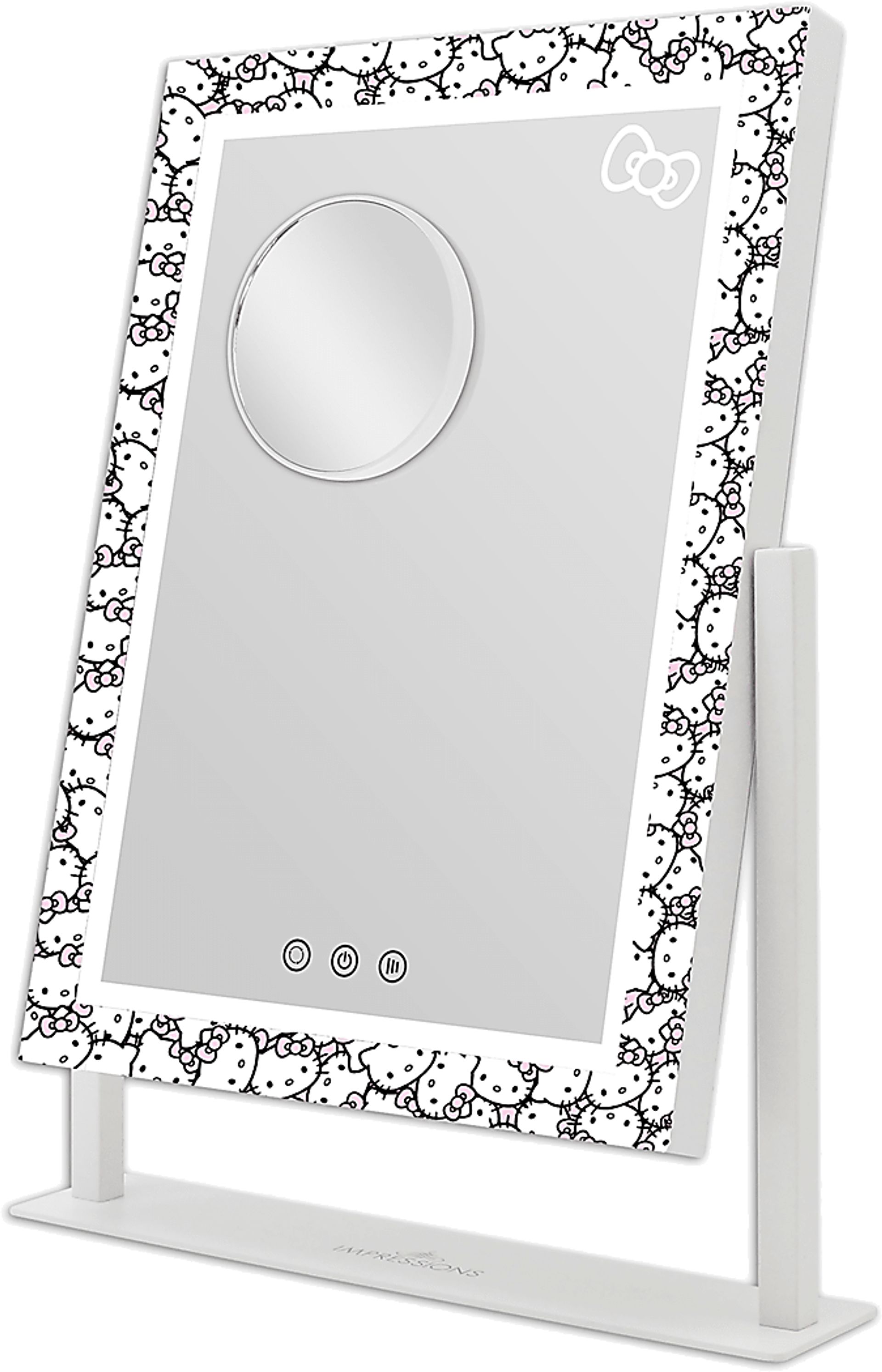 Kids Hello Kitty White LED Vanity Mirror - Image 1
