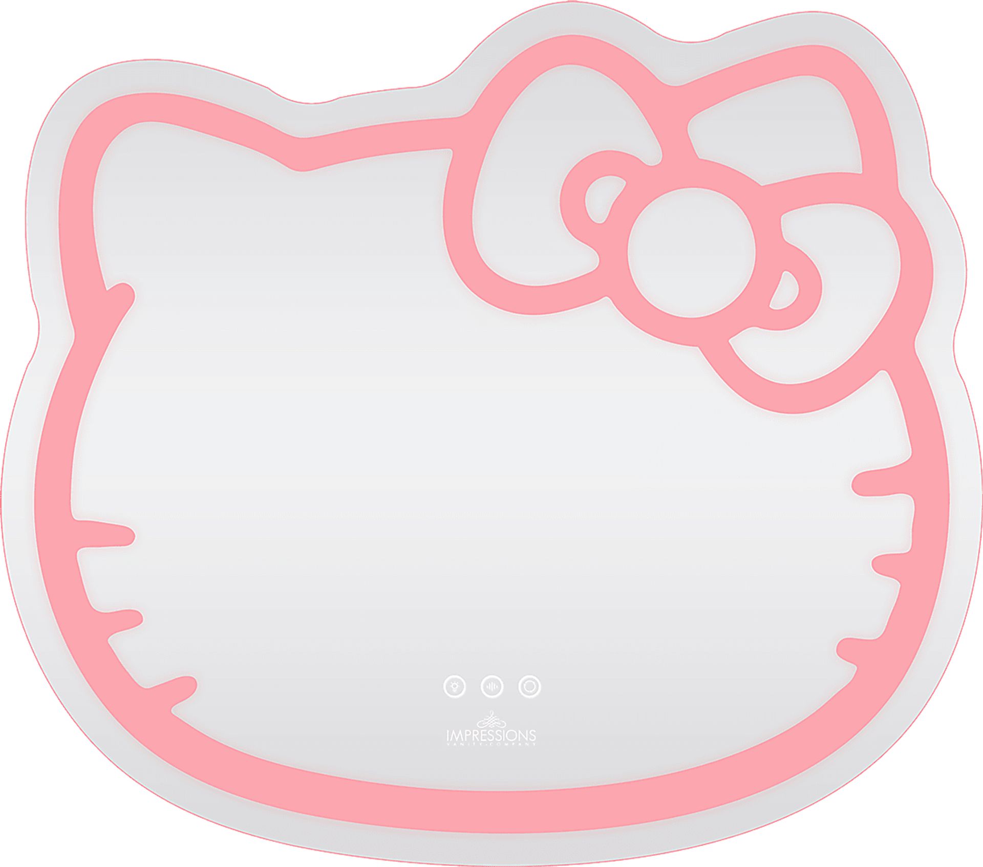 Kids Hello Kitty White Wall Mirror - Image 3