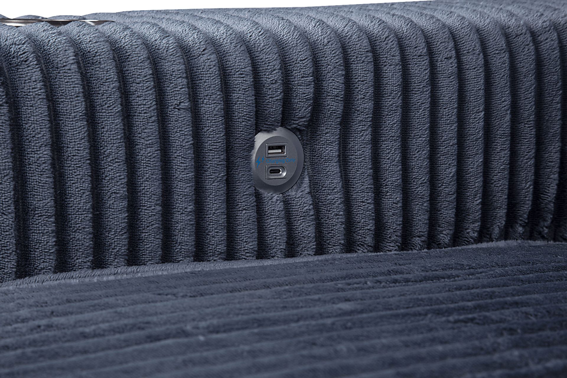 Kids Hepburn Blue Chaise - Image 6