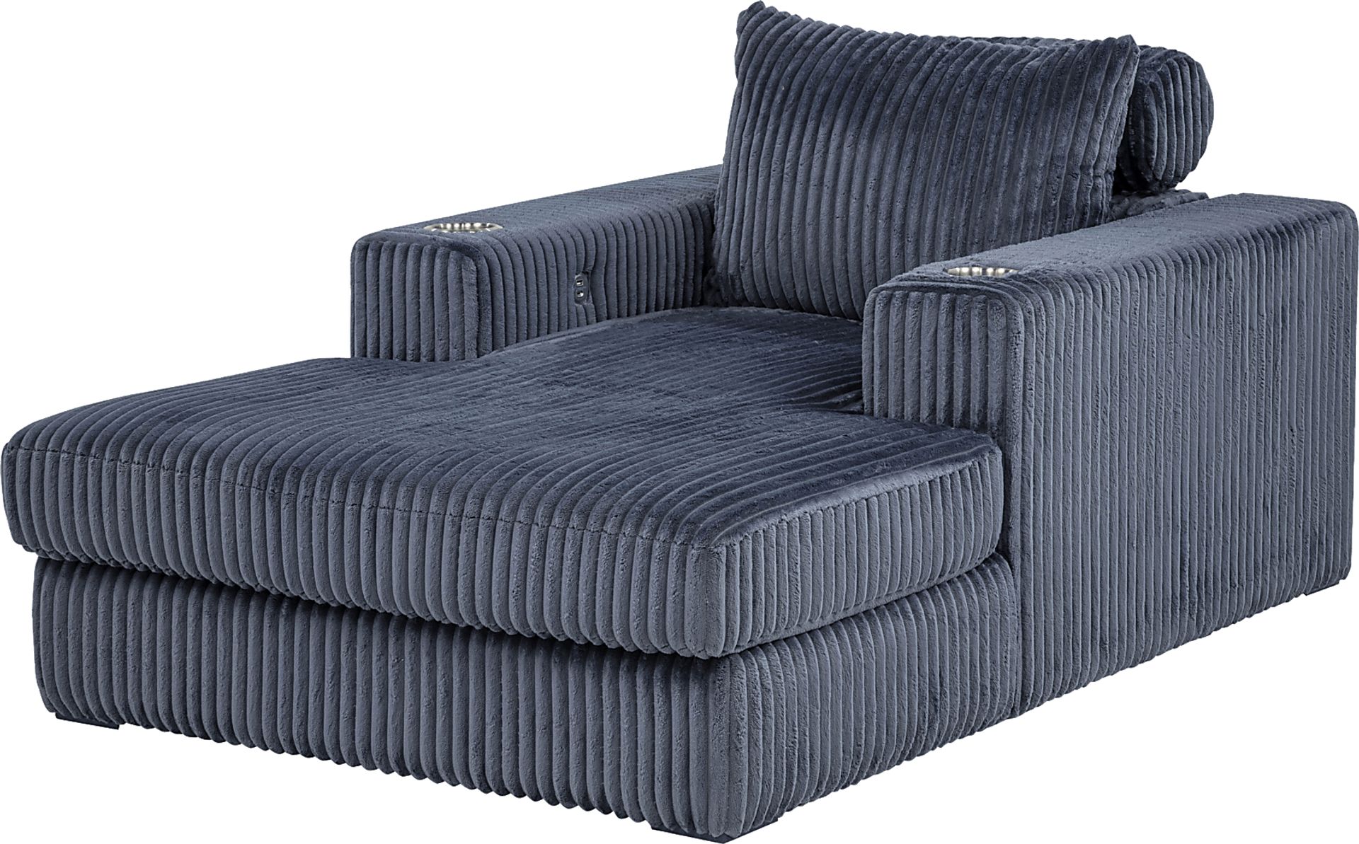 Kids Hepburn Blue Chaise - Image 1
