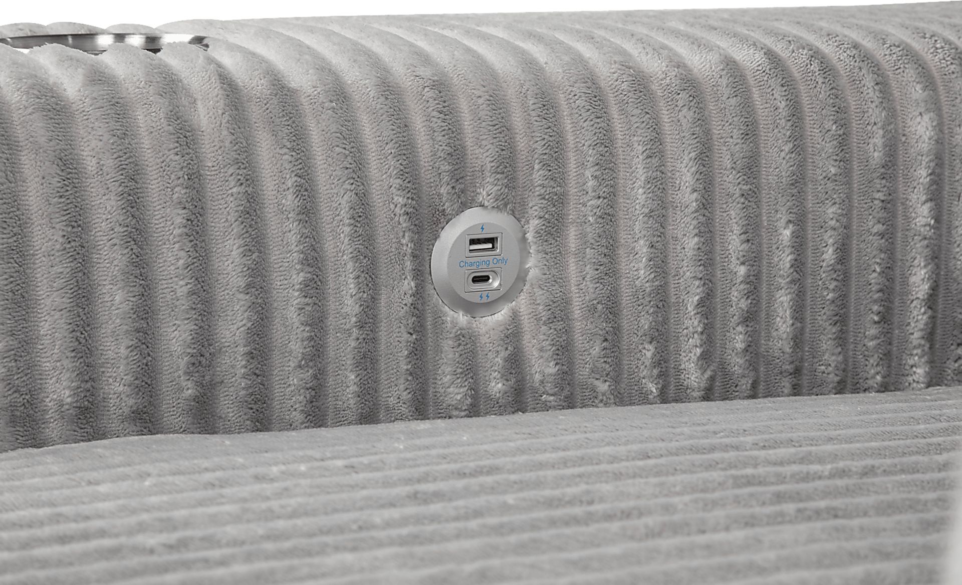 Kids Hepburn Gray Chaise - Image 6