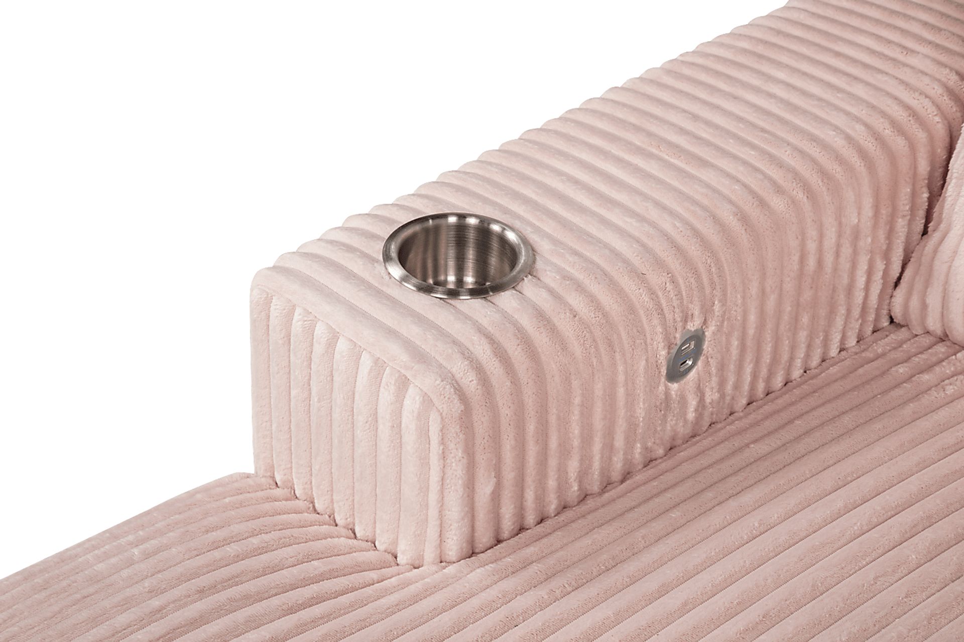 Kids Hepburn Pink Chaise - Image 4