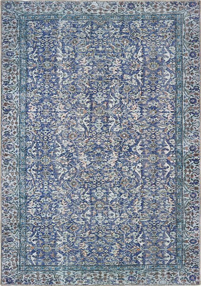 Kids Heritage Hues I Blue 7'6 x 9'11 Rug - Thumbnail - Image 1