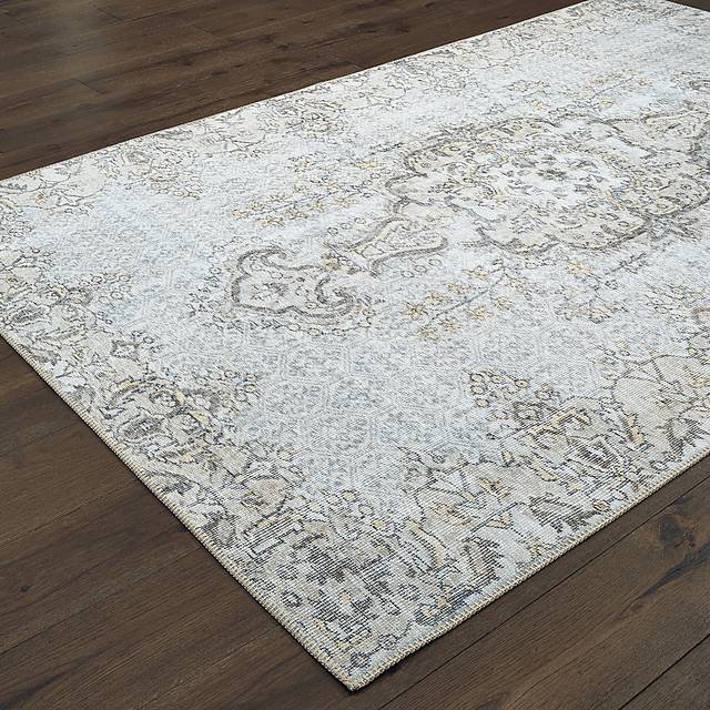 Kids Heritage Hues II Gray 7'6 x 9'11 Rug - Thumbnail - Image 2