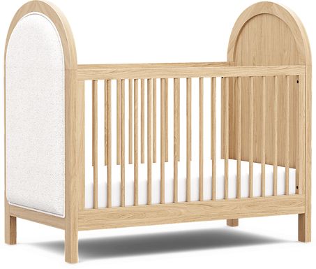 Kids Hidden Hills Light Oak 3-in-1 Convertible Island Crib