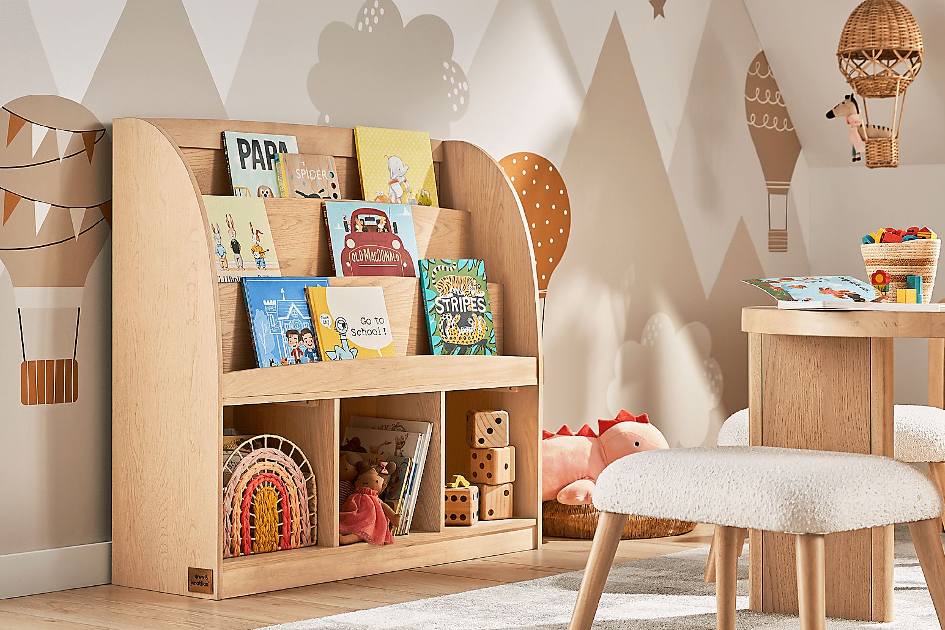 Kids Hidden Hills Light Oak Bookcase - Image 2