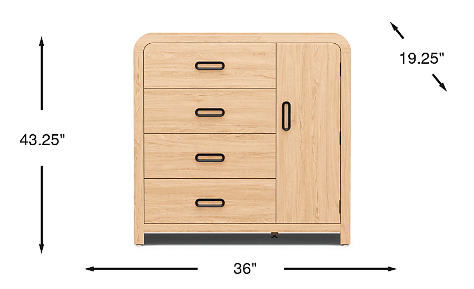 Dimension Image. Please refer to the Dimension Tab on this page for dimension details.