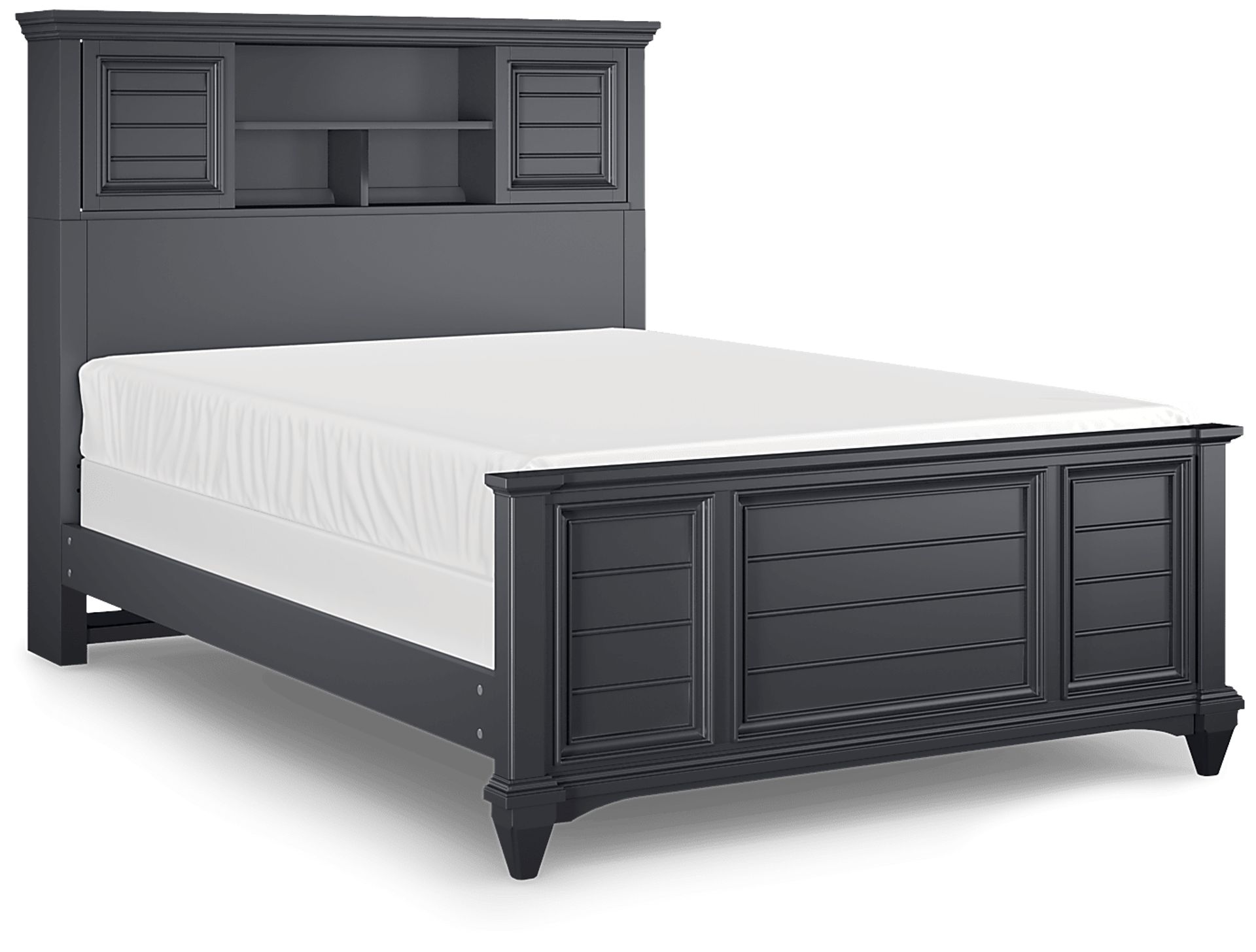 Kids Hilton Head Graphite Full Bookcase Bed - Image 1