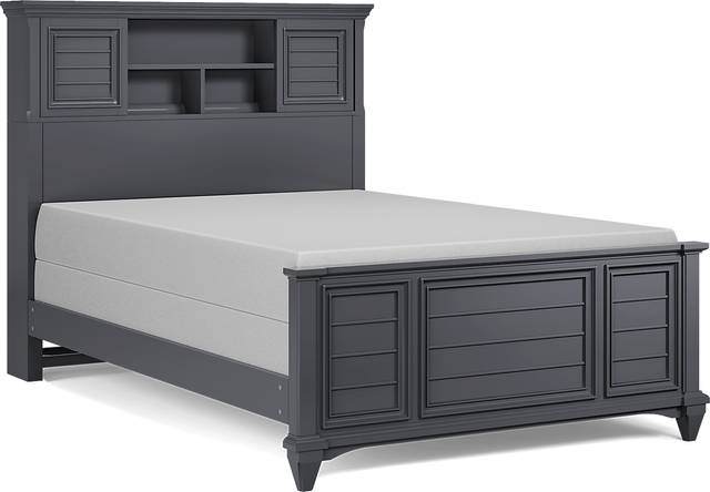 Kids Hilton Head Graphite Full Bookcase Bedroom - Thumbnail - Image 2