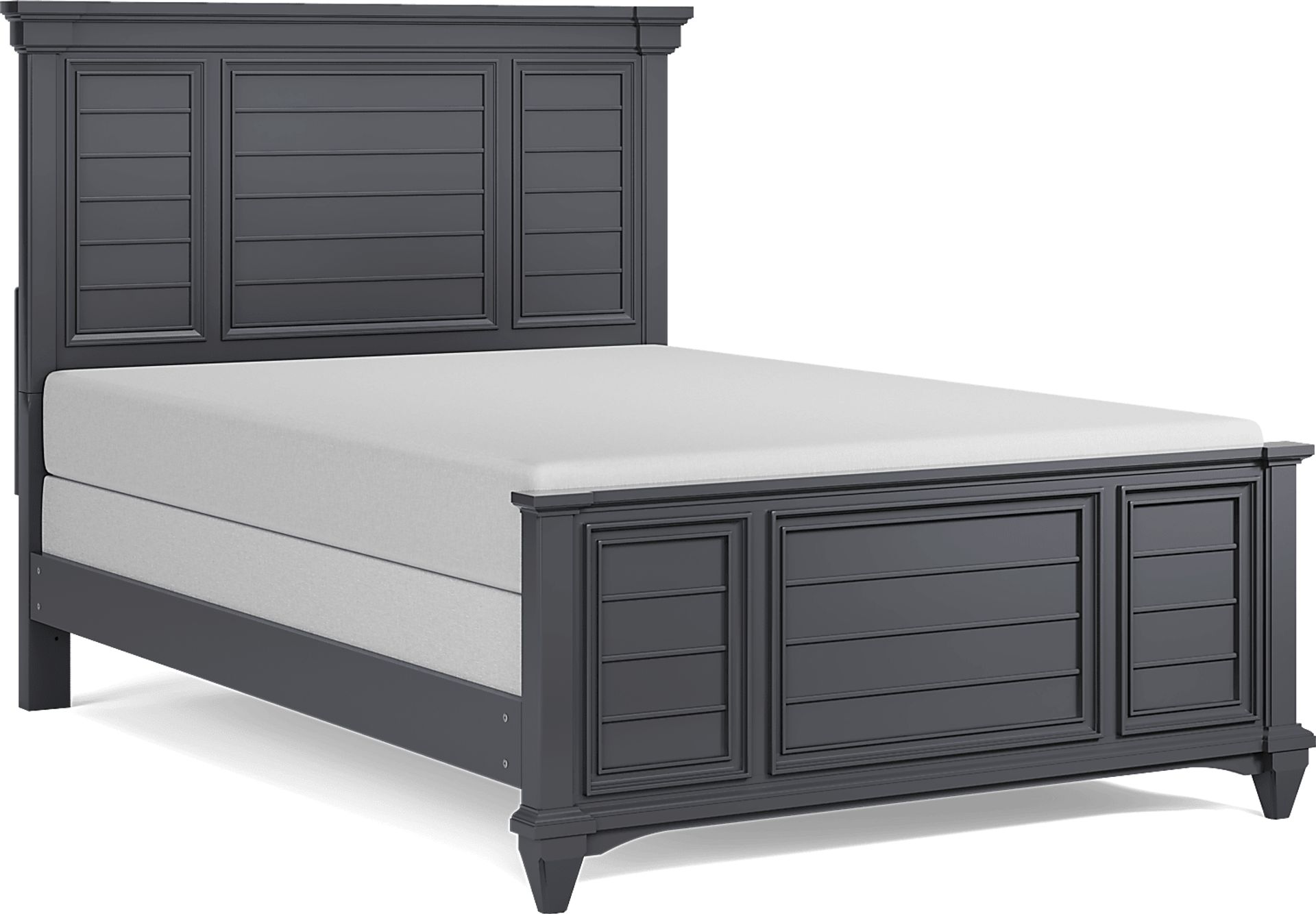 Kids Hilton Head Graphite Full Panel Bed - Image 1