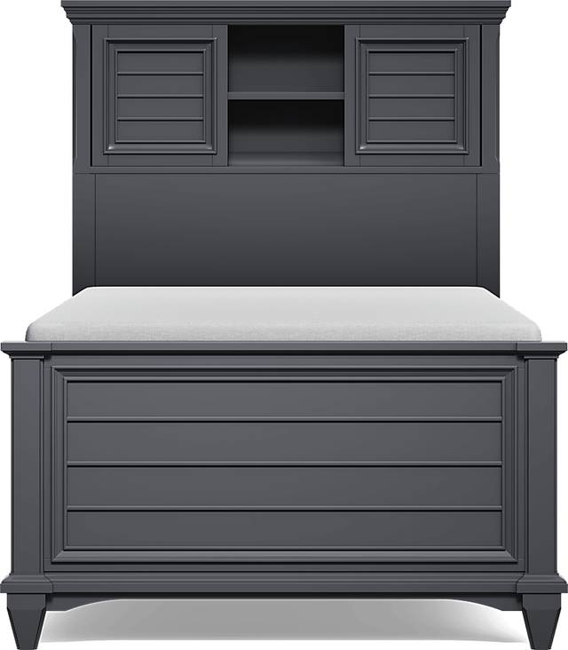 Kids Hilton Head Graphite Full Bookcase Bedroom - Thumbnail - Image 4