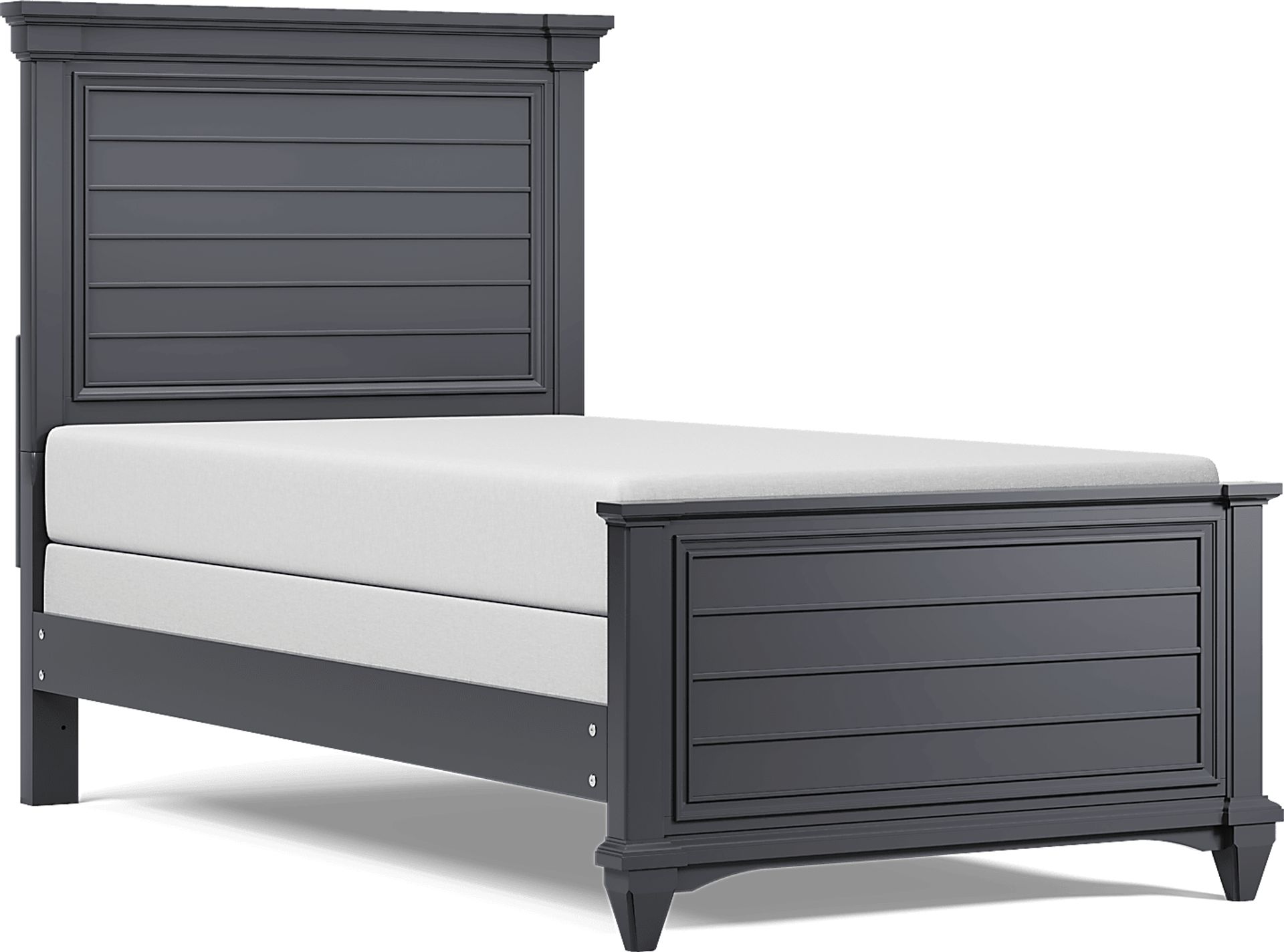 Kids Hilton Head Graphite Twin Panel Bed - Image 1