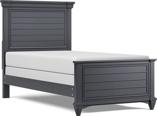 Kids Hilton Head Graphite Twin Panel Bed
