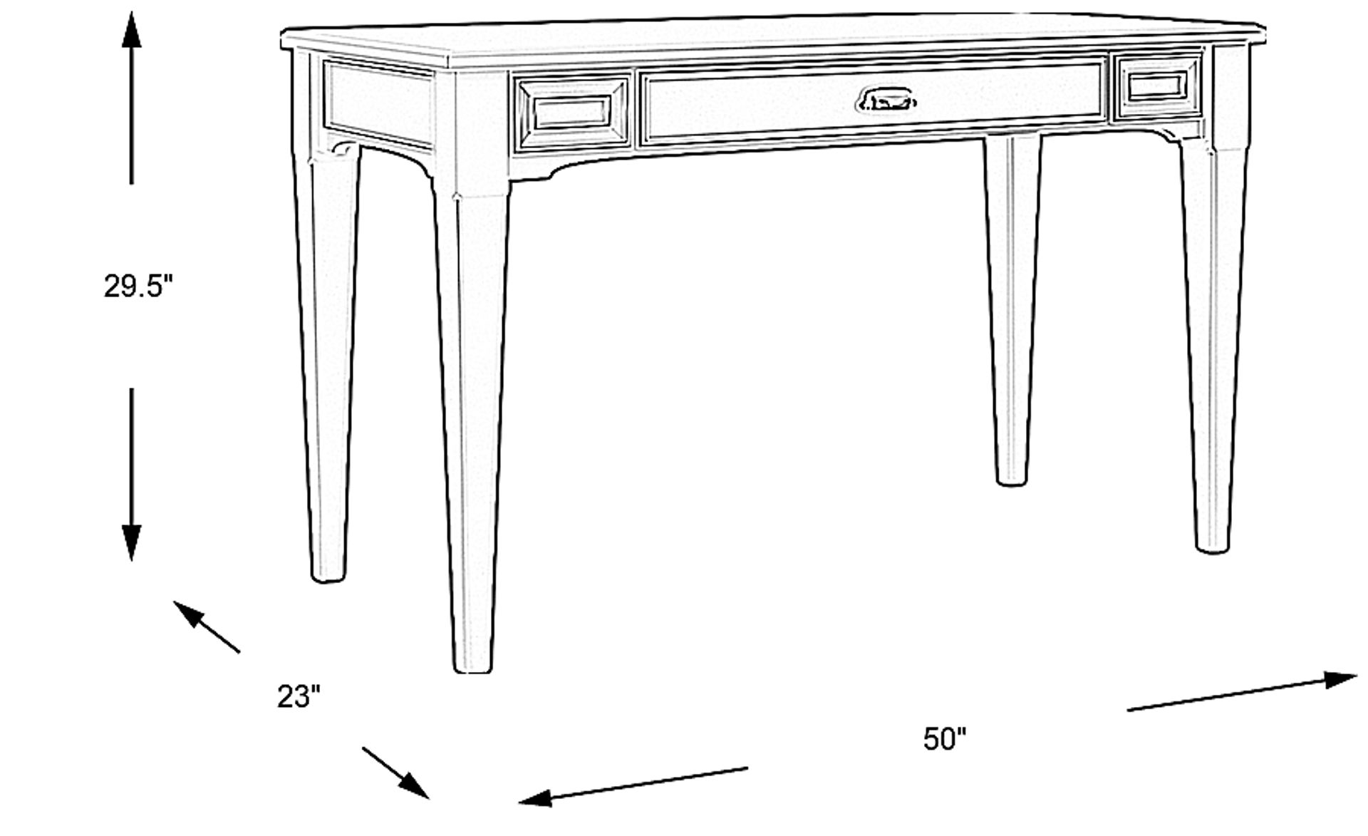 Dimension Image. Please refer to the Dimension Tab on this page for dimension details.