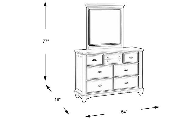 Dimension Image. Please refer to the Dimension Tab on this page for dimension details.