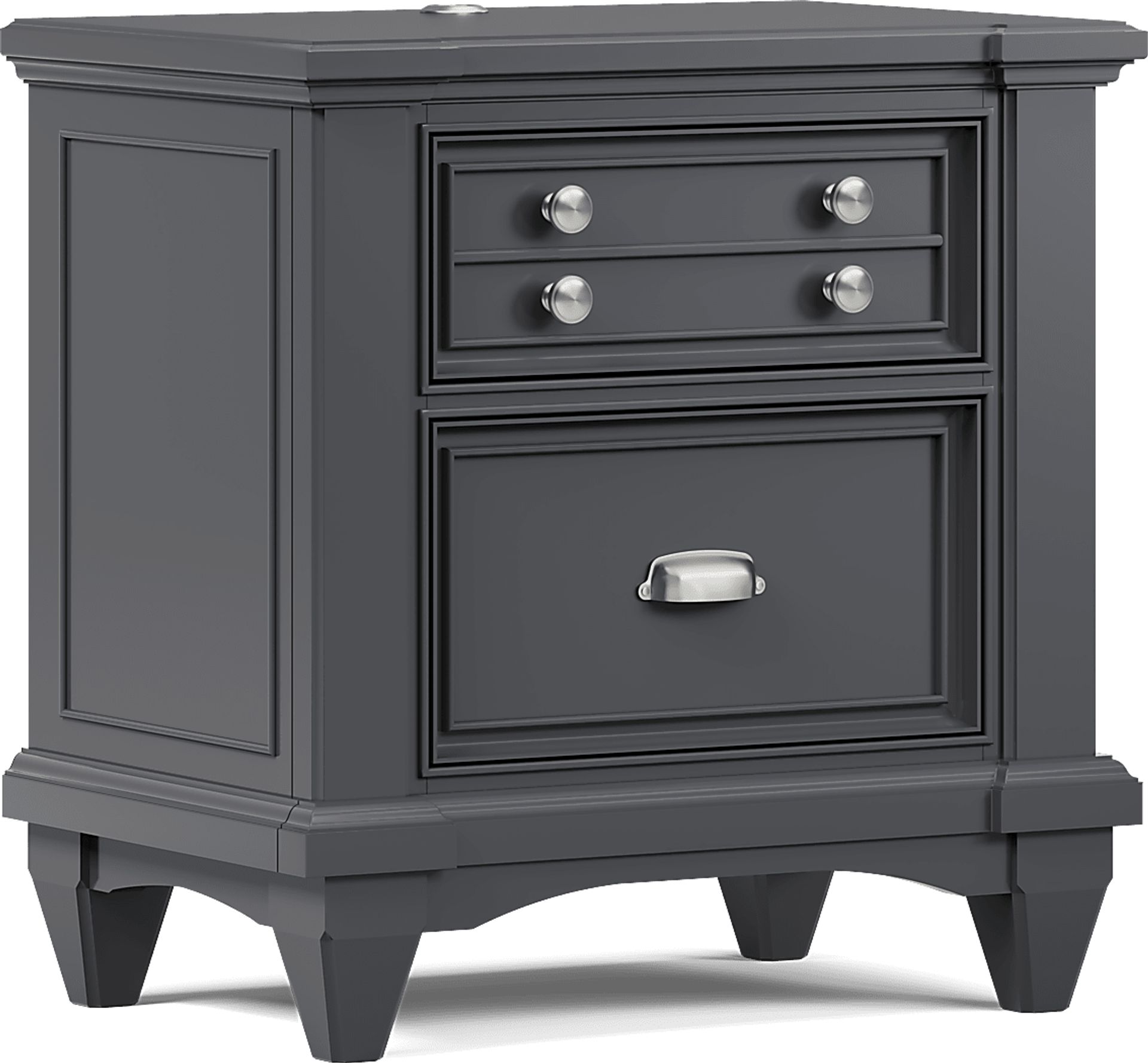 Kids Hilton Head Graphite 5 Pc Full Bookcase Bedroom - Image 6