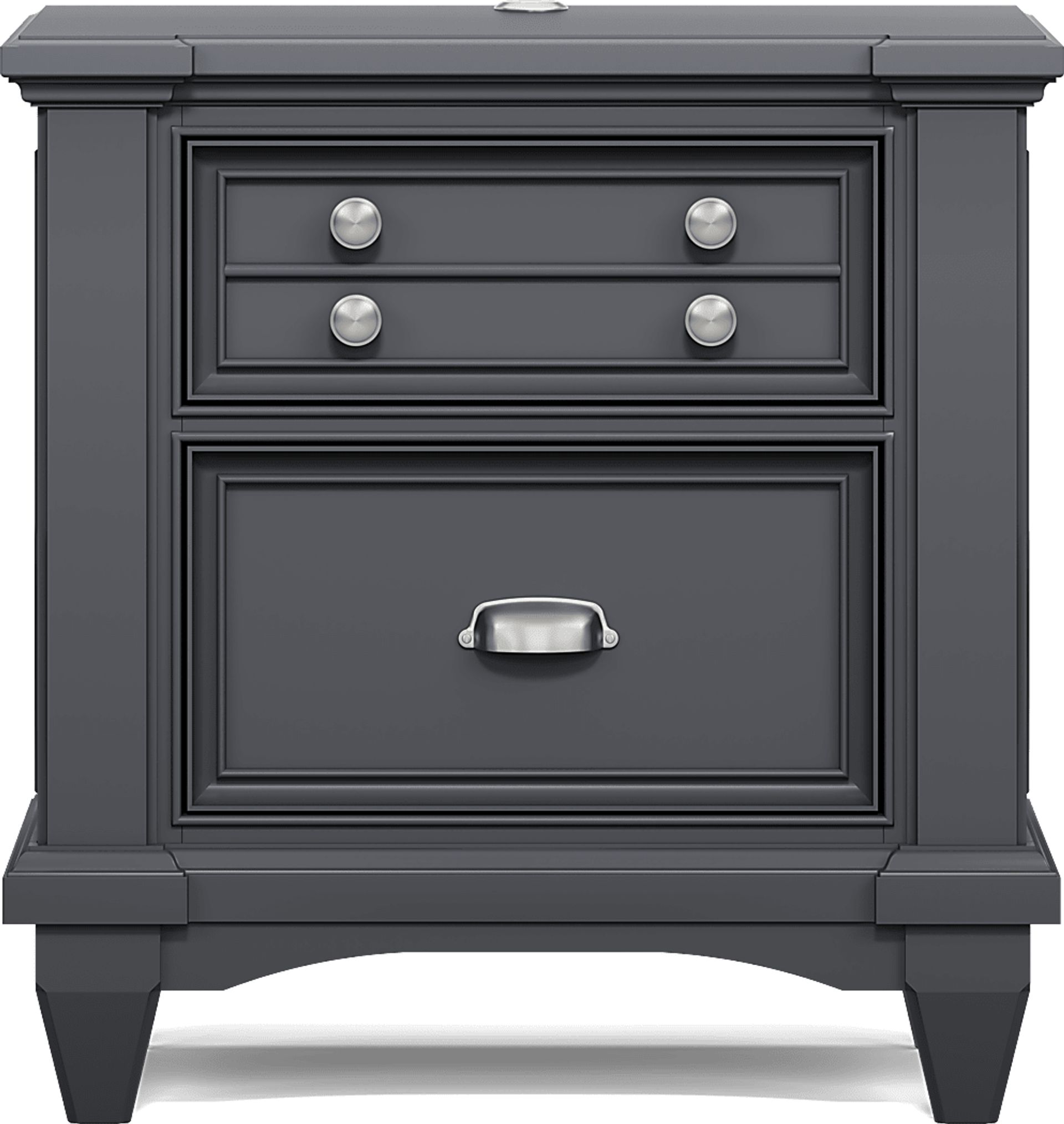 Kids Hilton Head Graphite 5 Pc Full Bookcase Bedroom - Image 5