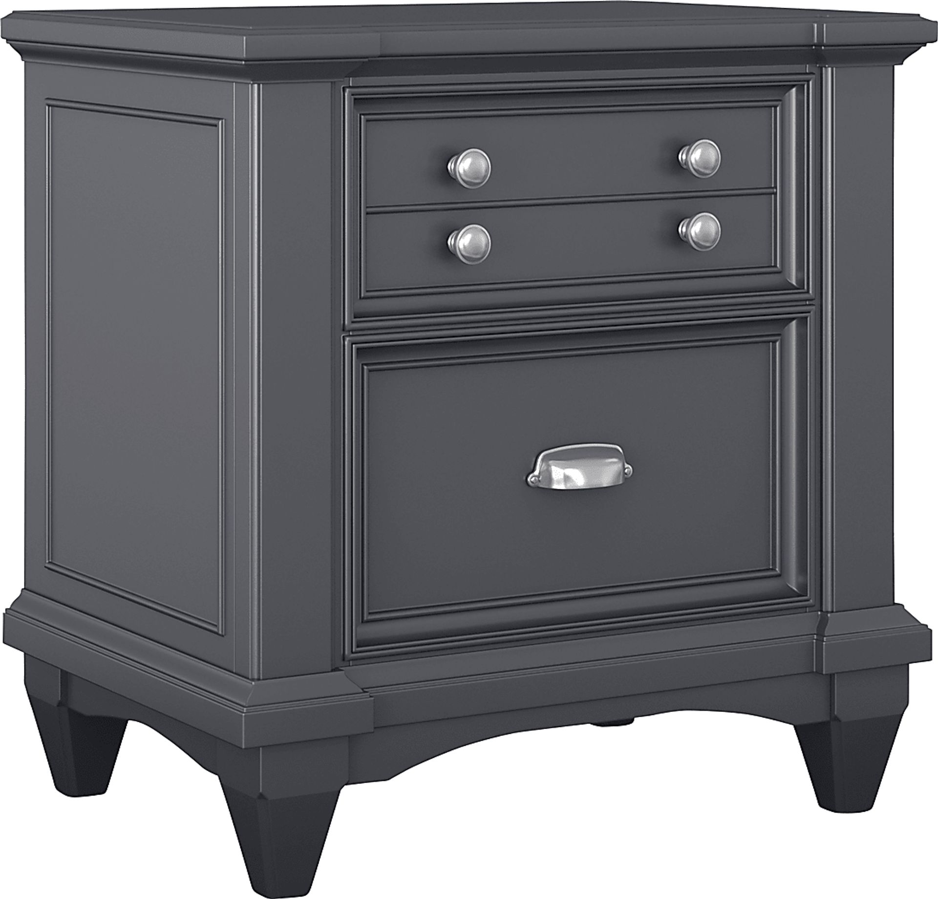 Kids Hilton Head Graphite 5 Pc Full Panel Bedroom - Image 4