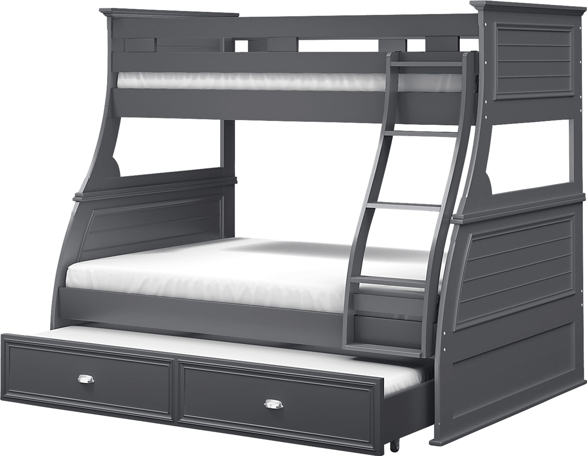 Kids Hilton Head Graphite Twin Storage Trundle - Image 4