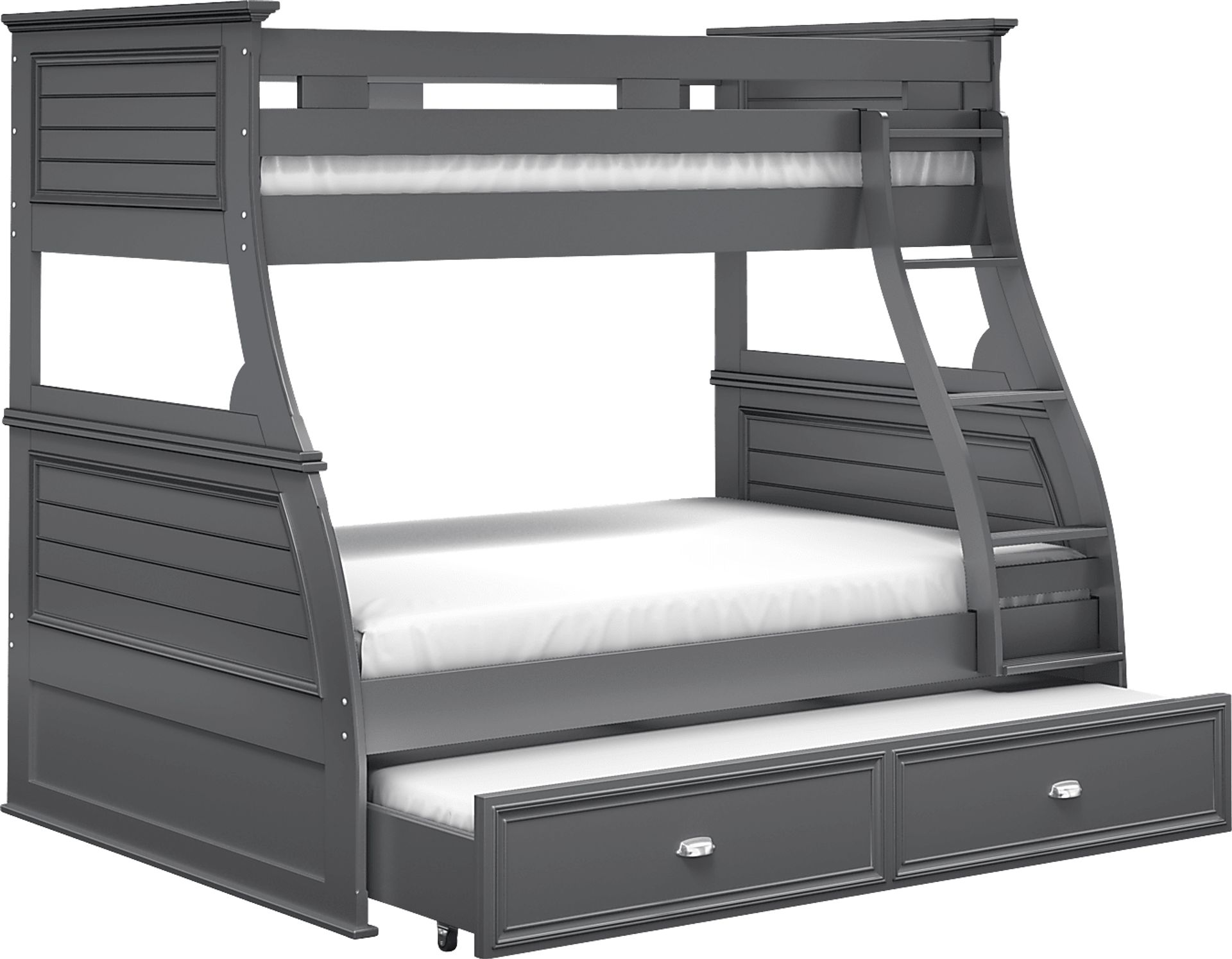 Kids Hilton Head Graphite Twin Storage Trundle - Image 5