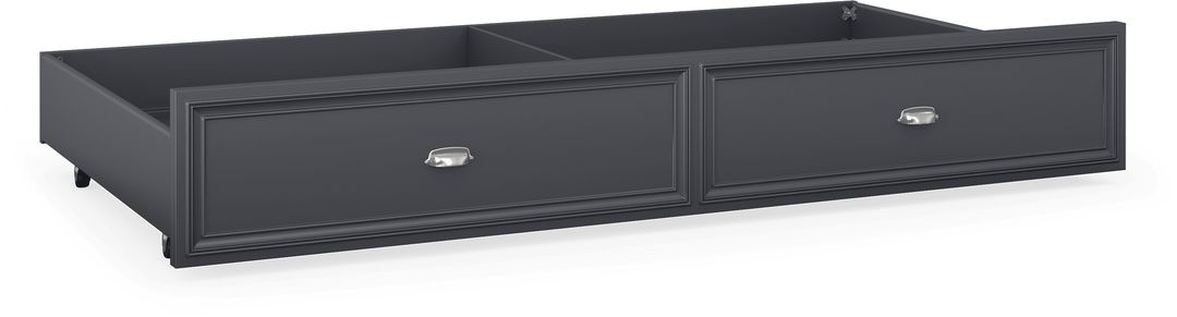 Kids Hilton Head Graphite Twin Storage Trundle