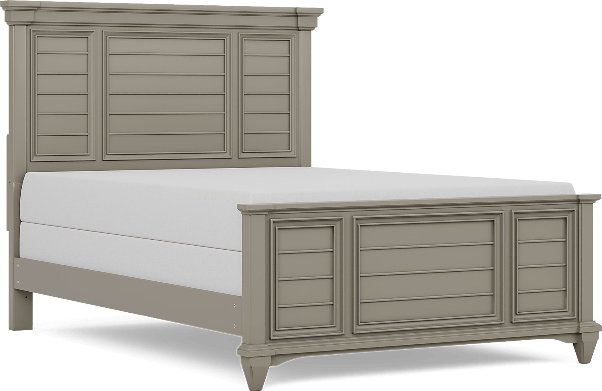 Kids Hilton Head Gray 3 Pc Full Panel Bed - Image 1