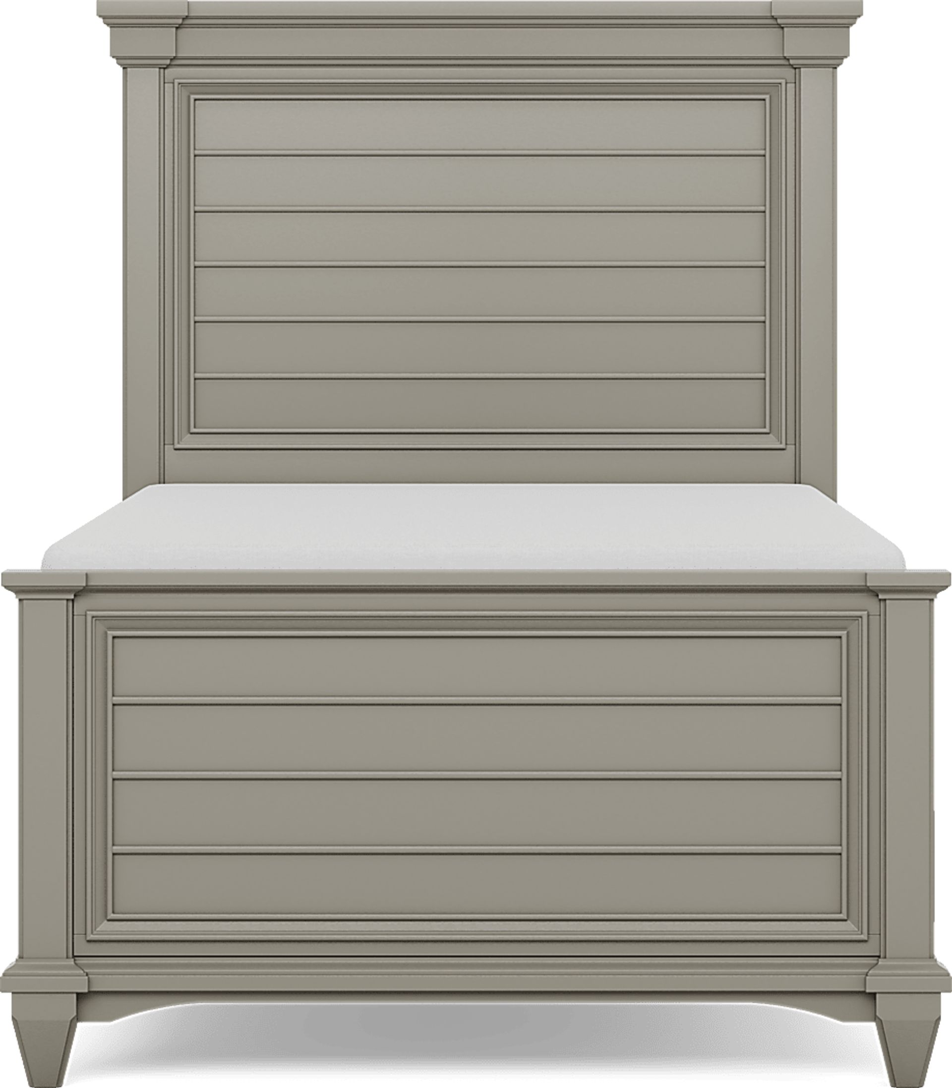 Kids Hilton Head Gray 3 Pc Twin Panel Bed - Image 4