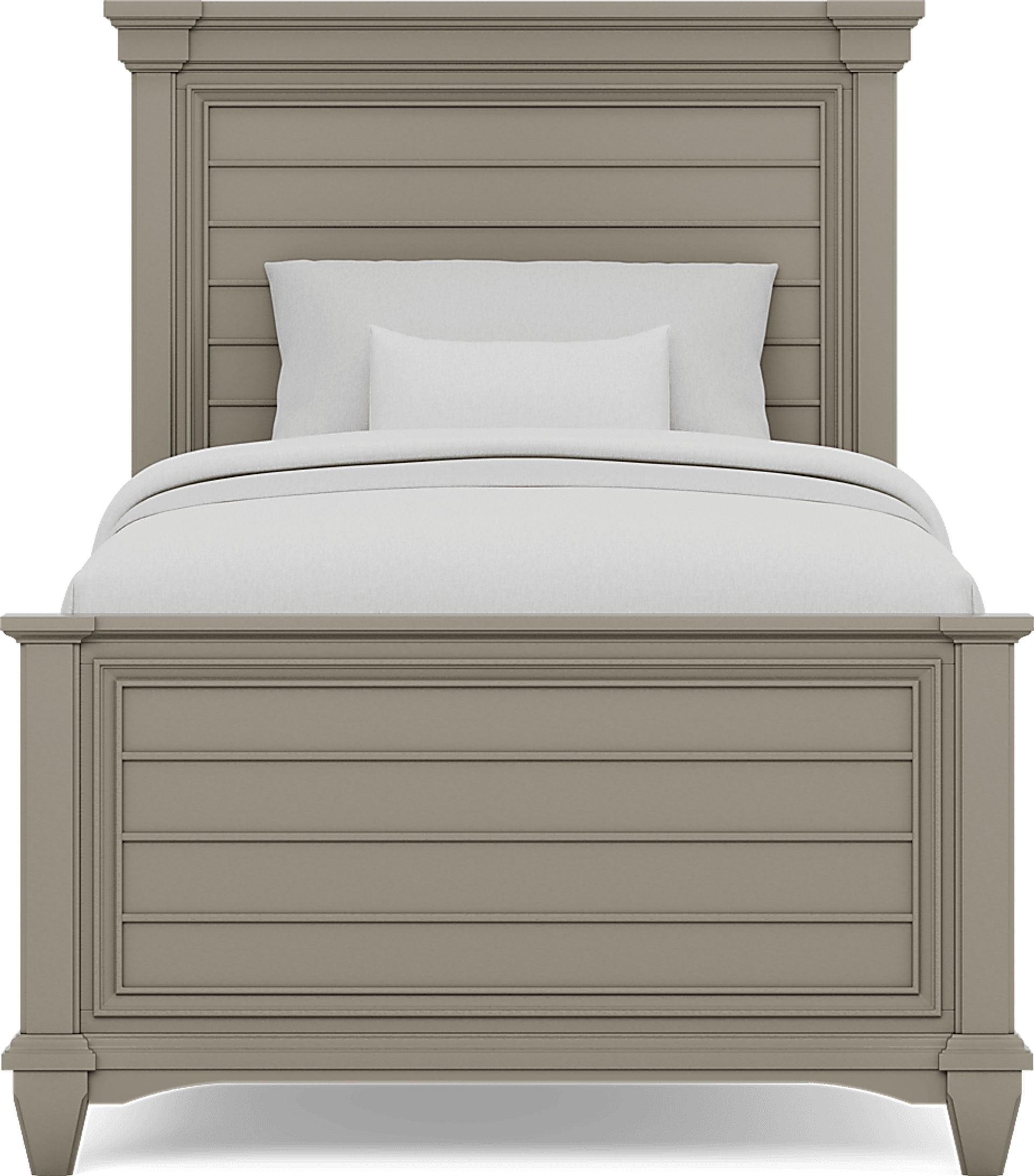 Kids Hilton Head Gray 3 Pc Twin XL Panel Bed - Image 2