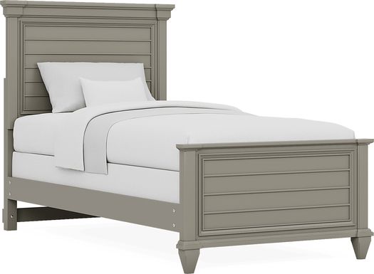 Kids Hilton Head Gray 3 Pc Twin XL Panel Bed