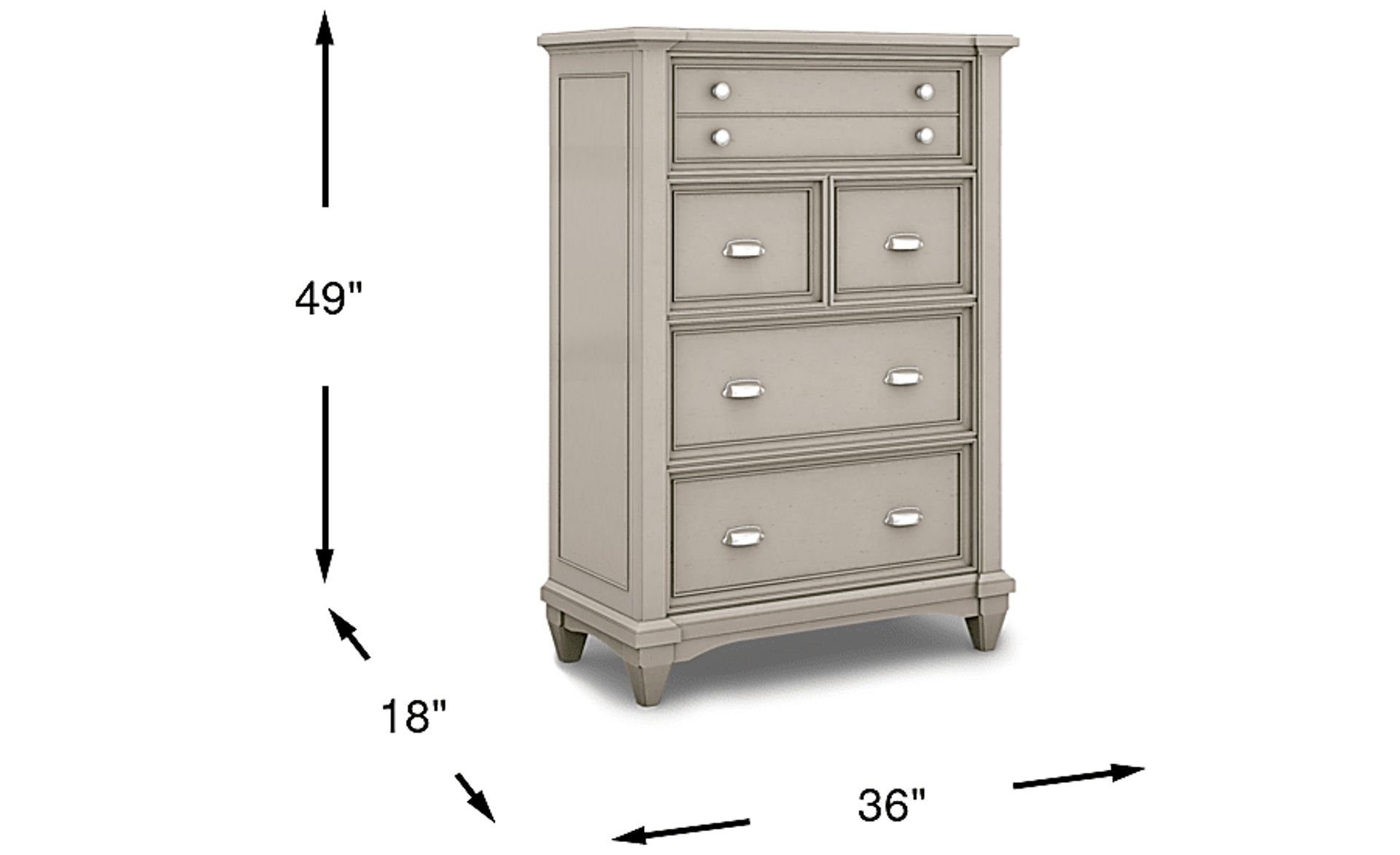 Dimension Image. Please refer to the Dimension Tab on this page for dimension details.