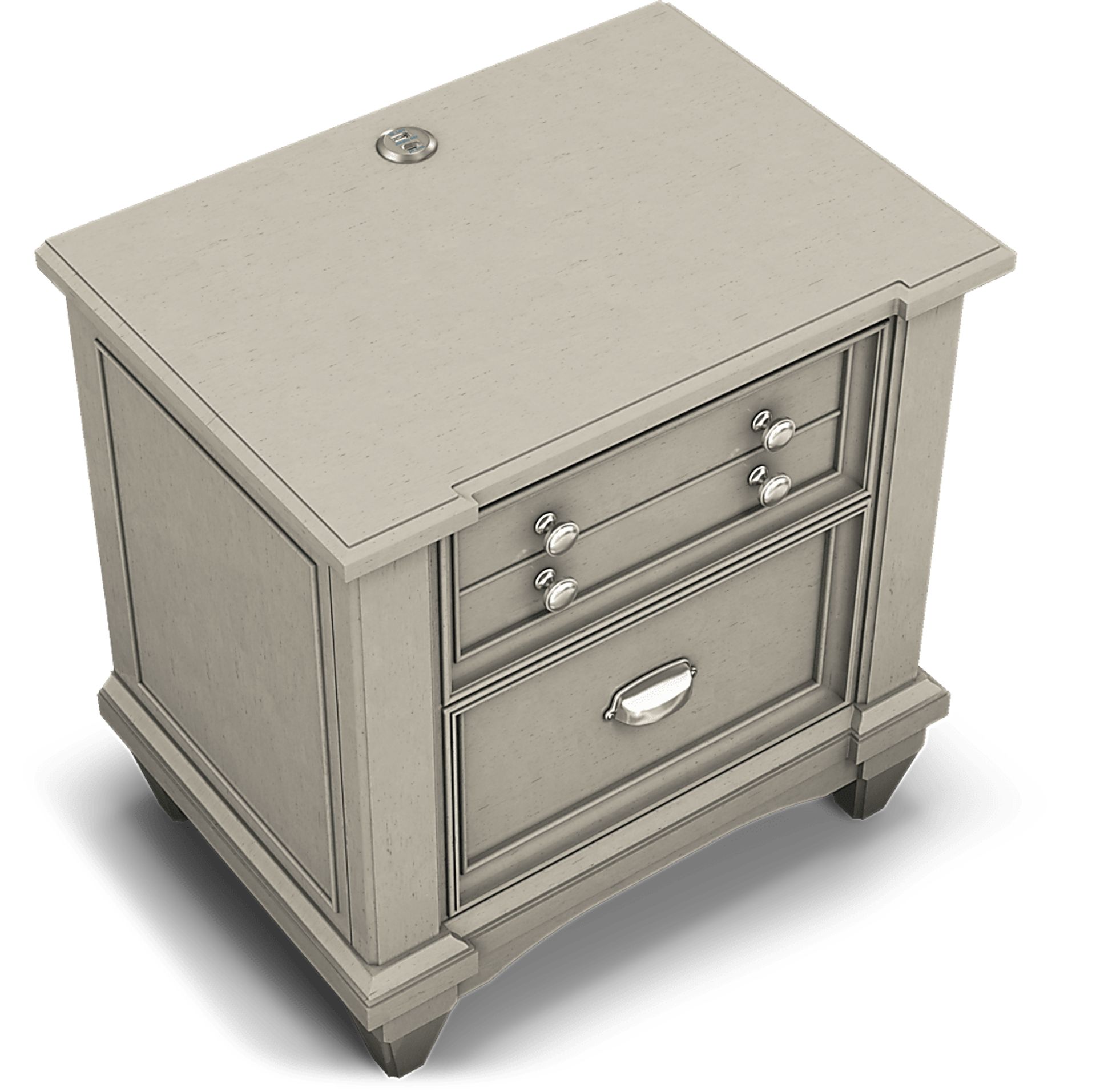 Kids Hilton Head Gray Nightstand - Image 3
