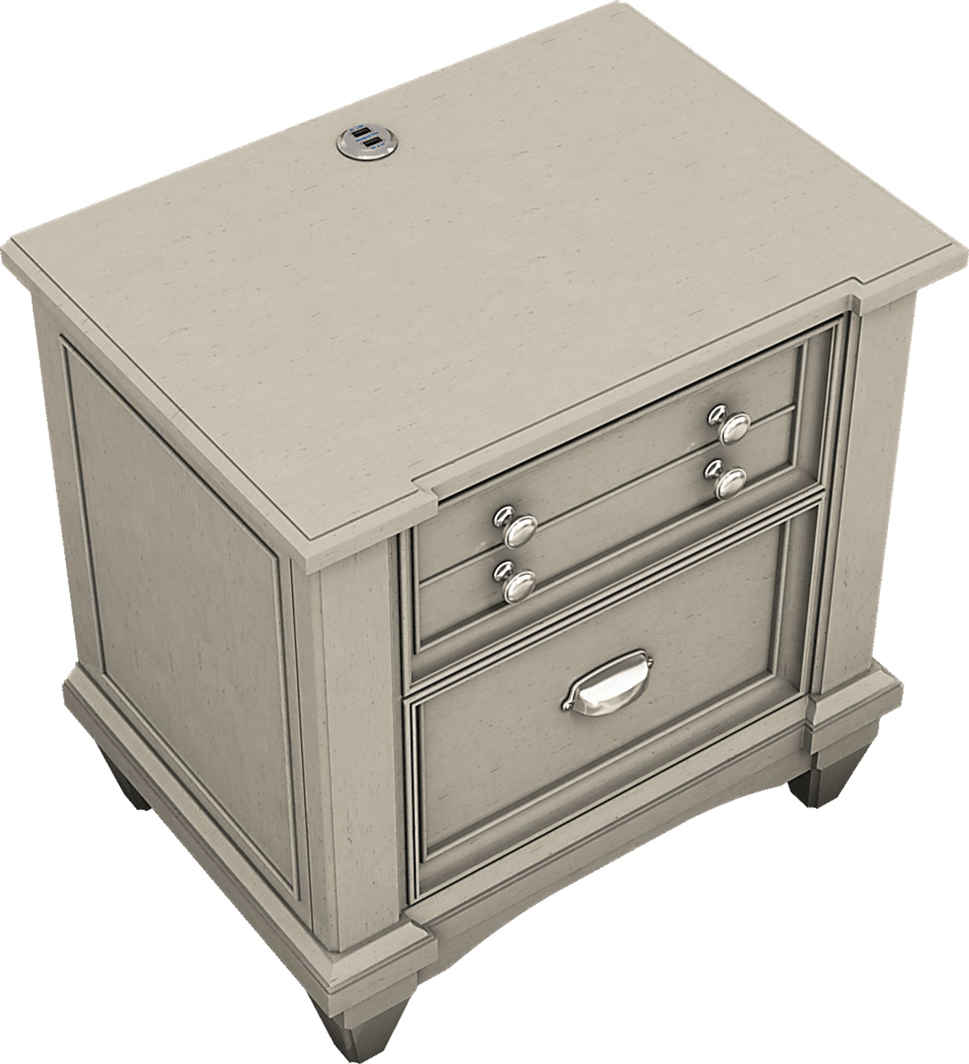 Kids Hilton Head Gray 5 Pc Twin Bookcase Bedroom - Image 6