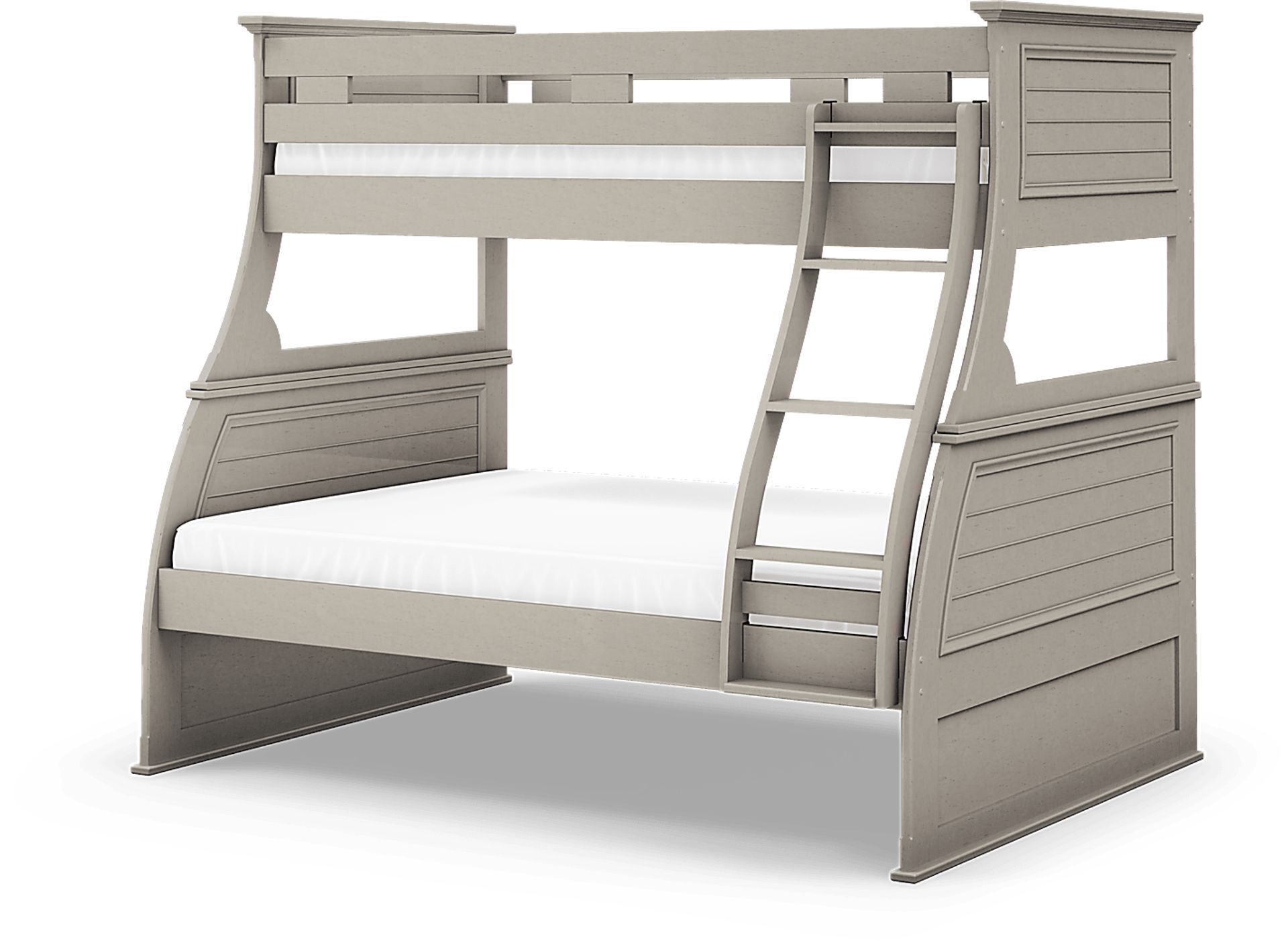 Kids Hilton Head Gray Twin/Full Bunk Bed - Image 3