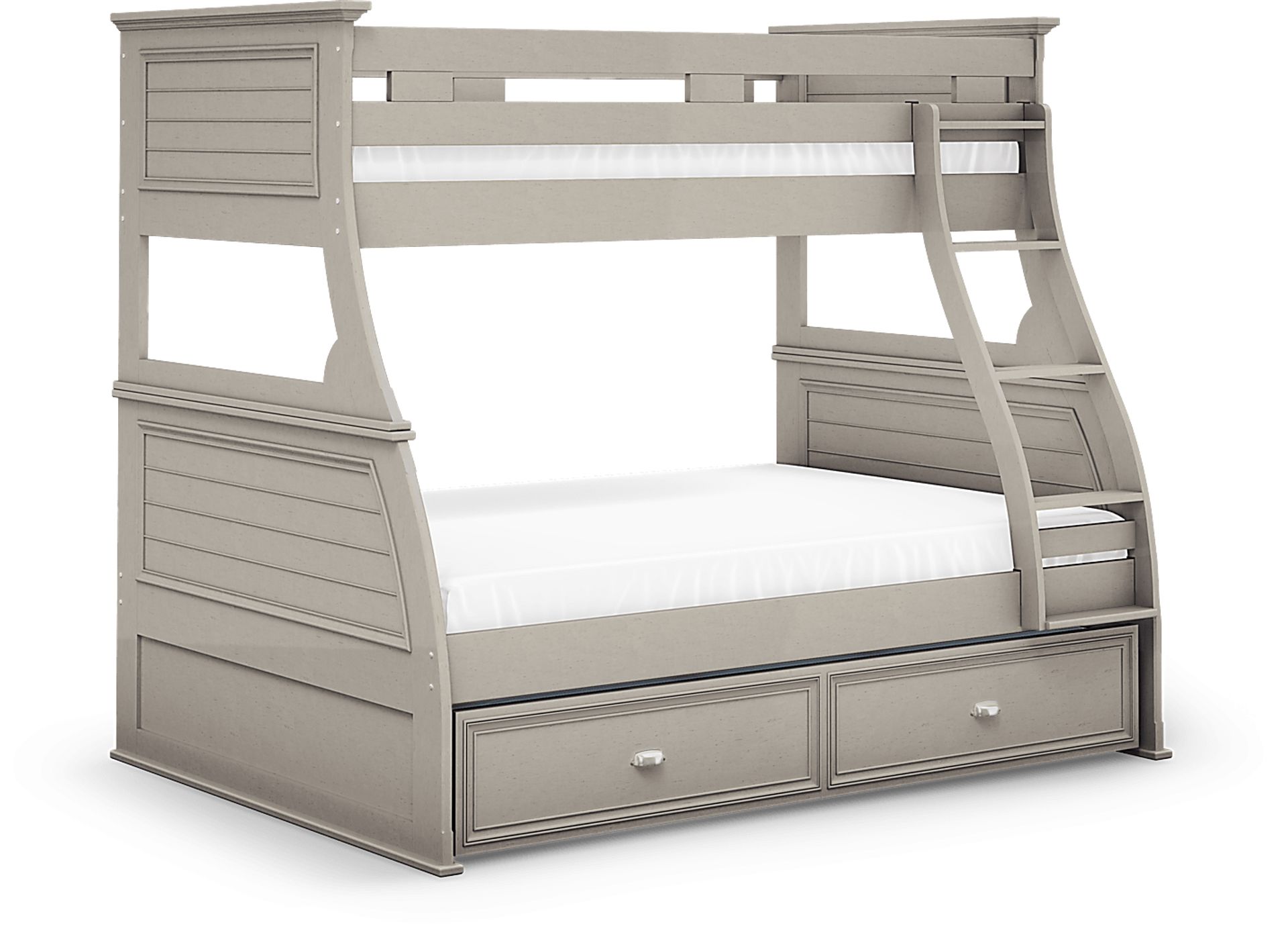 Kids Hilton Head Gray Twin Storage Trundle - Image 3