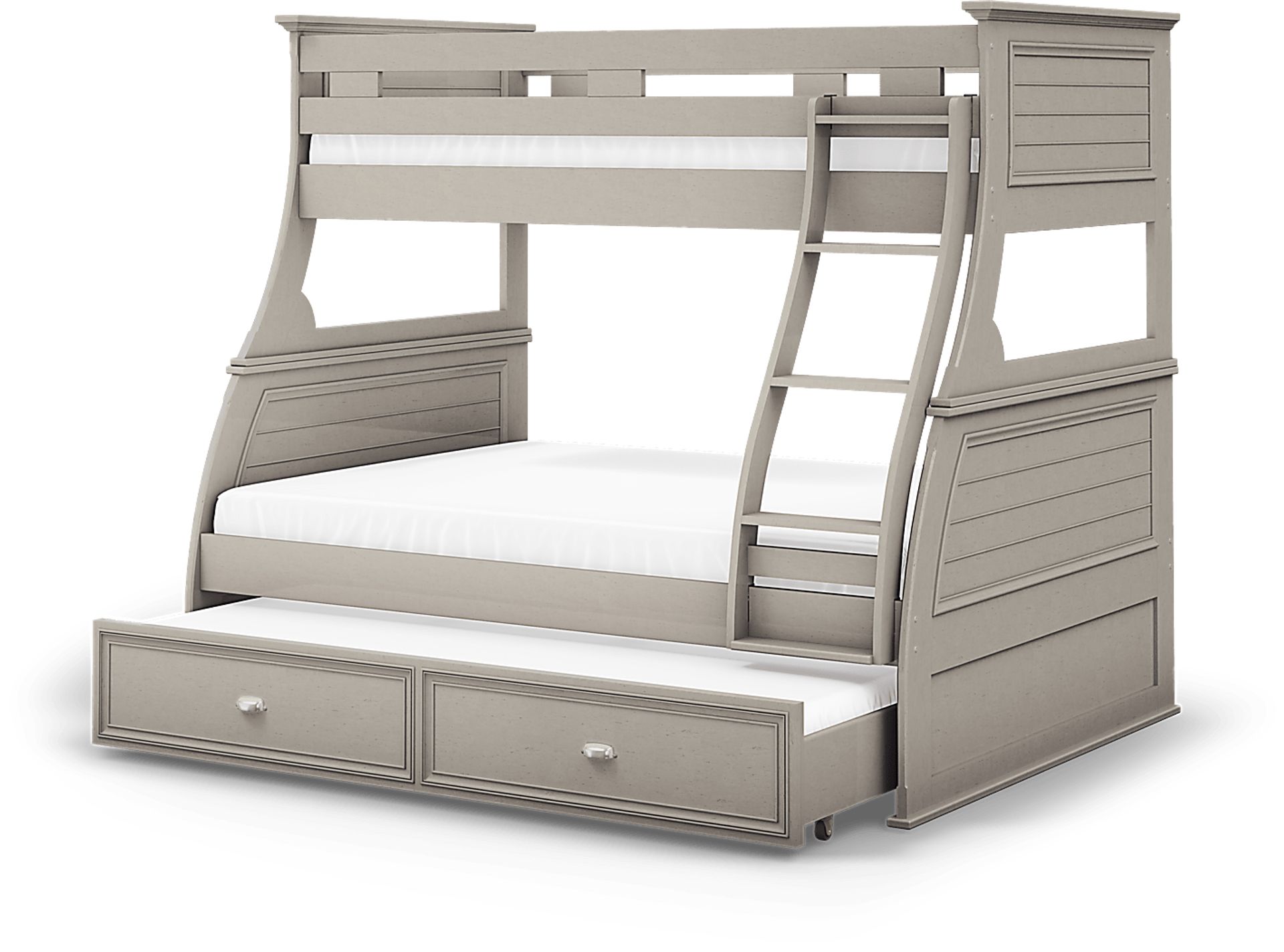Kids Hilton Head Gray Twin Storage Trundle - Image 4