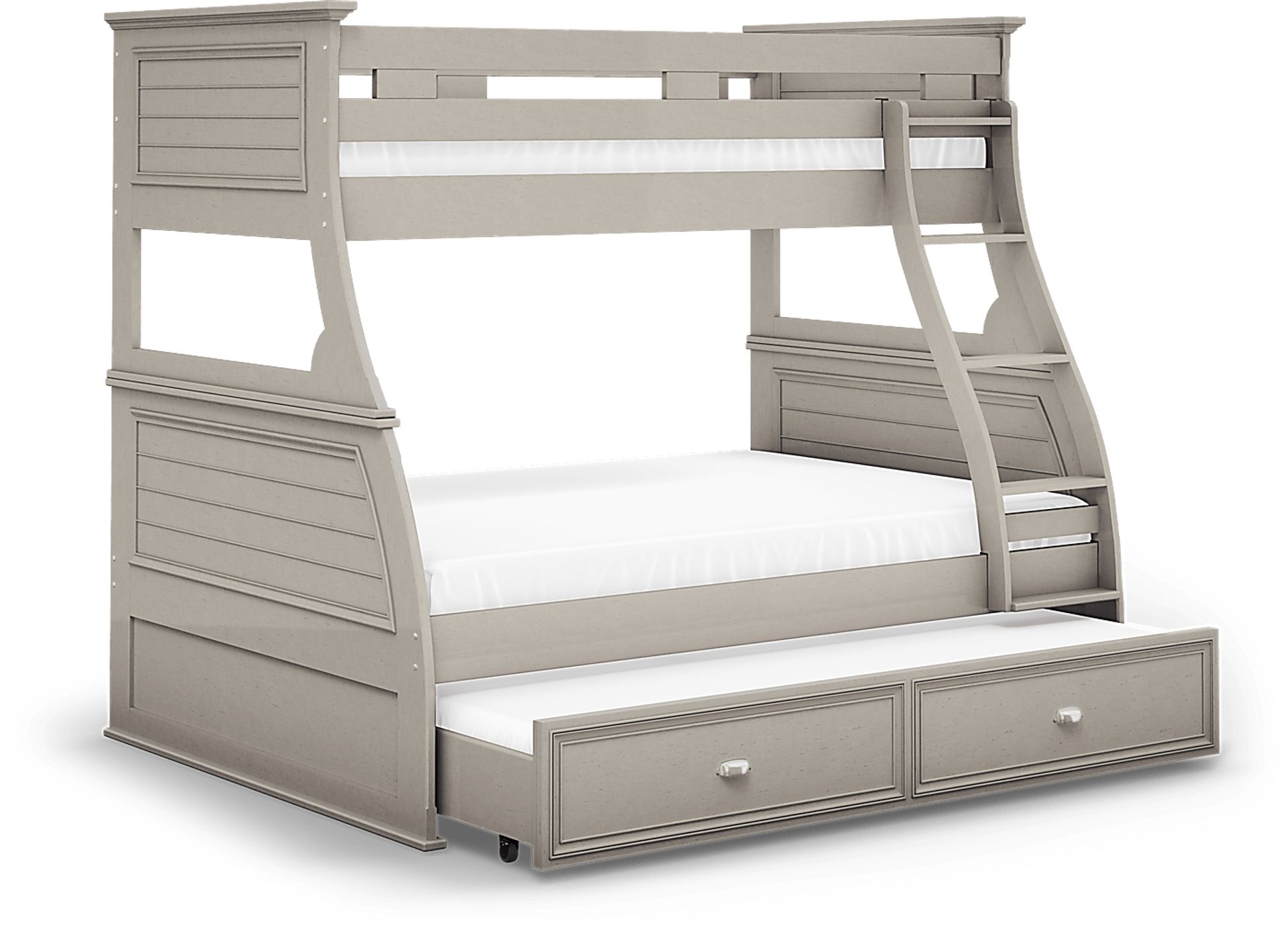 Kids Hilton Head Gray Twin Storage Trundle - Image 5