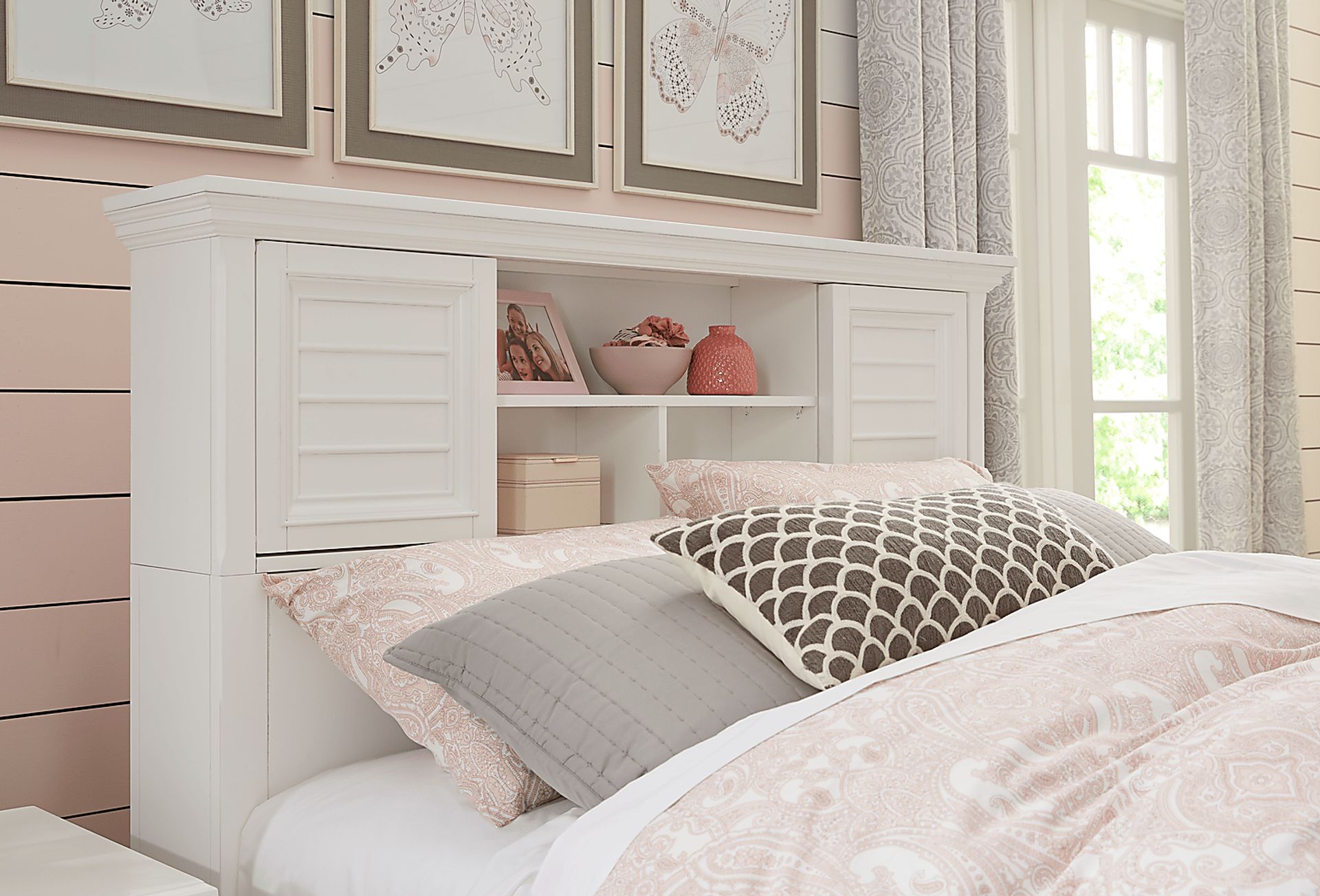 Kids Hilton Head White Full Bookcase Bed - Image 5