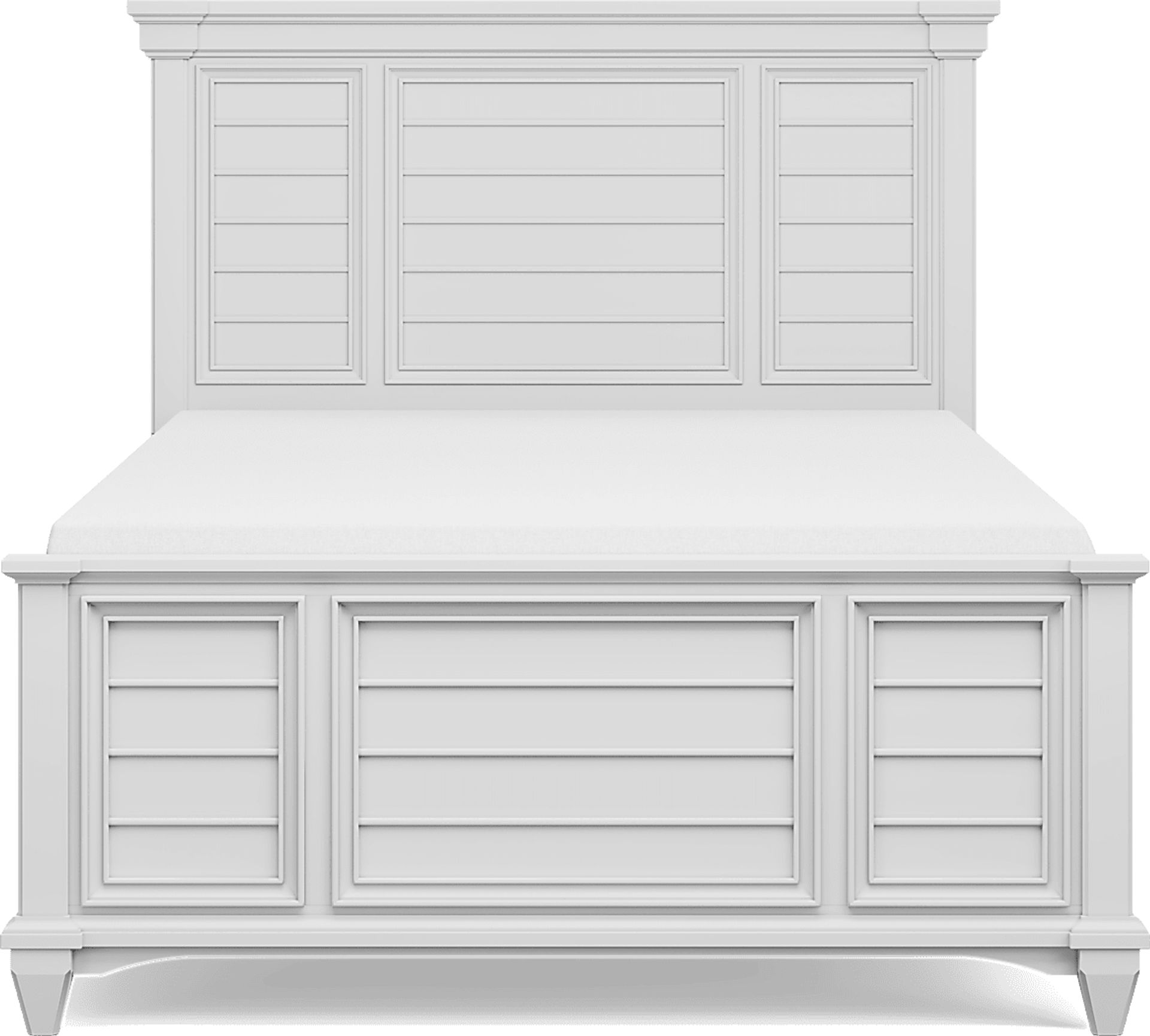 Kids Hilton Head White Full Panel Bedroom - Image 3