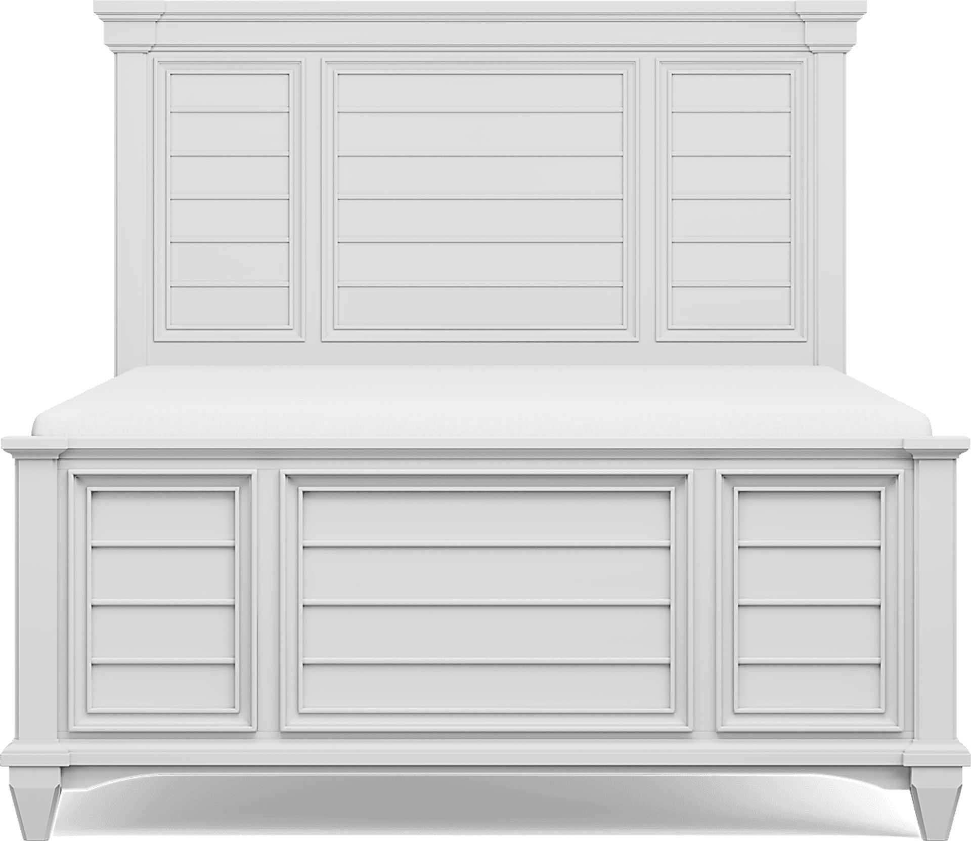Kids Hilton Head White Full Panel Bed - Image 3